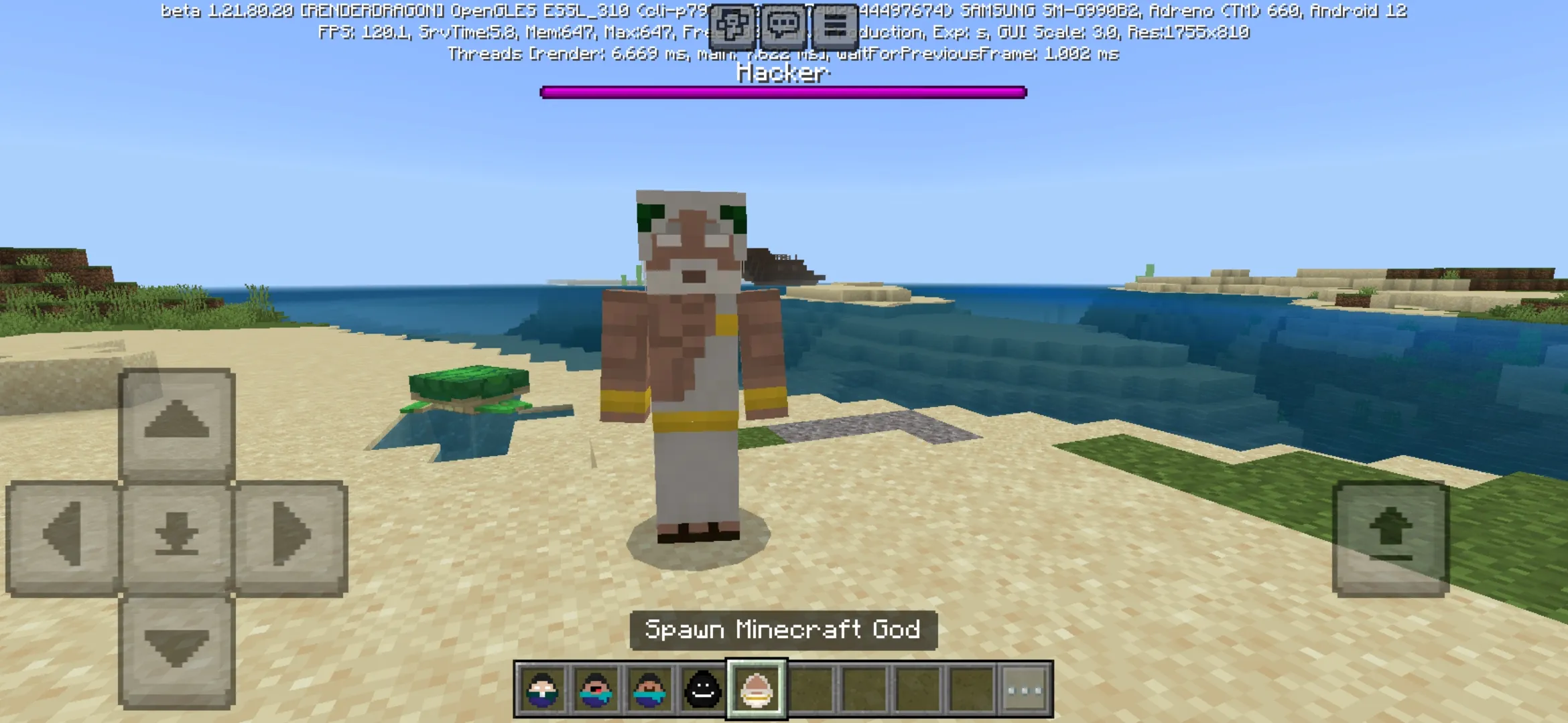 God from Noob Pro Hacker God Mod for Minecraft PE