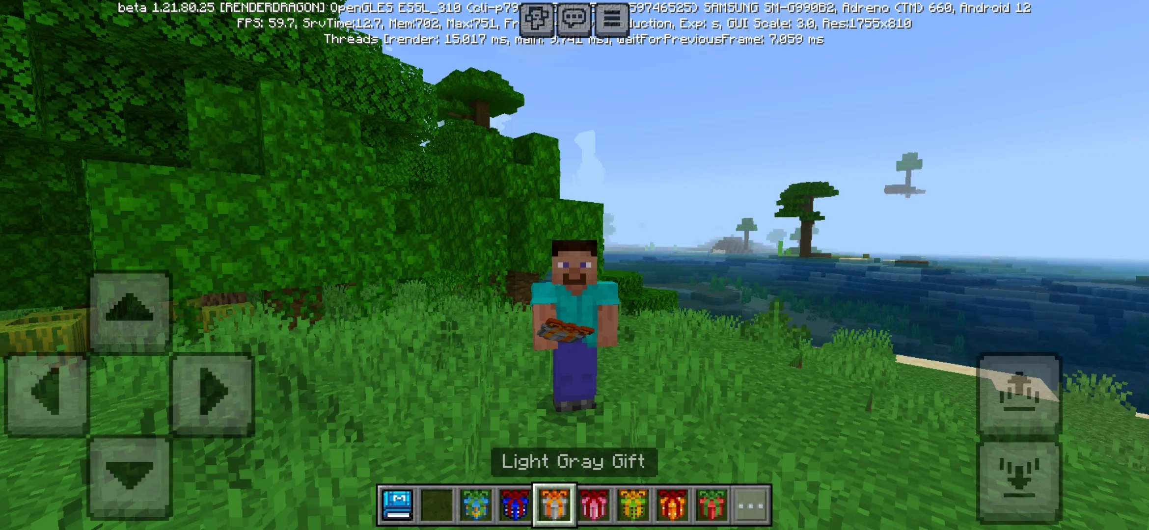 Gray from Gifts Mod for Minecraft PE