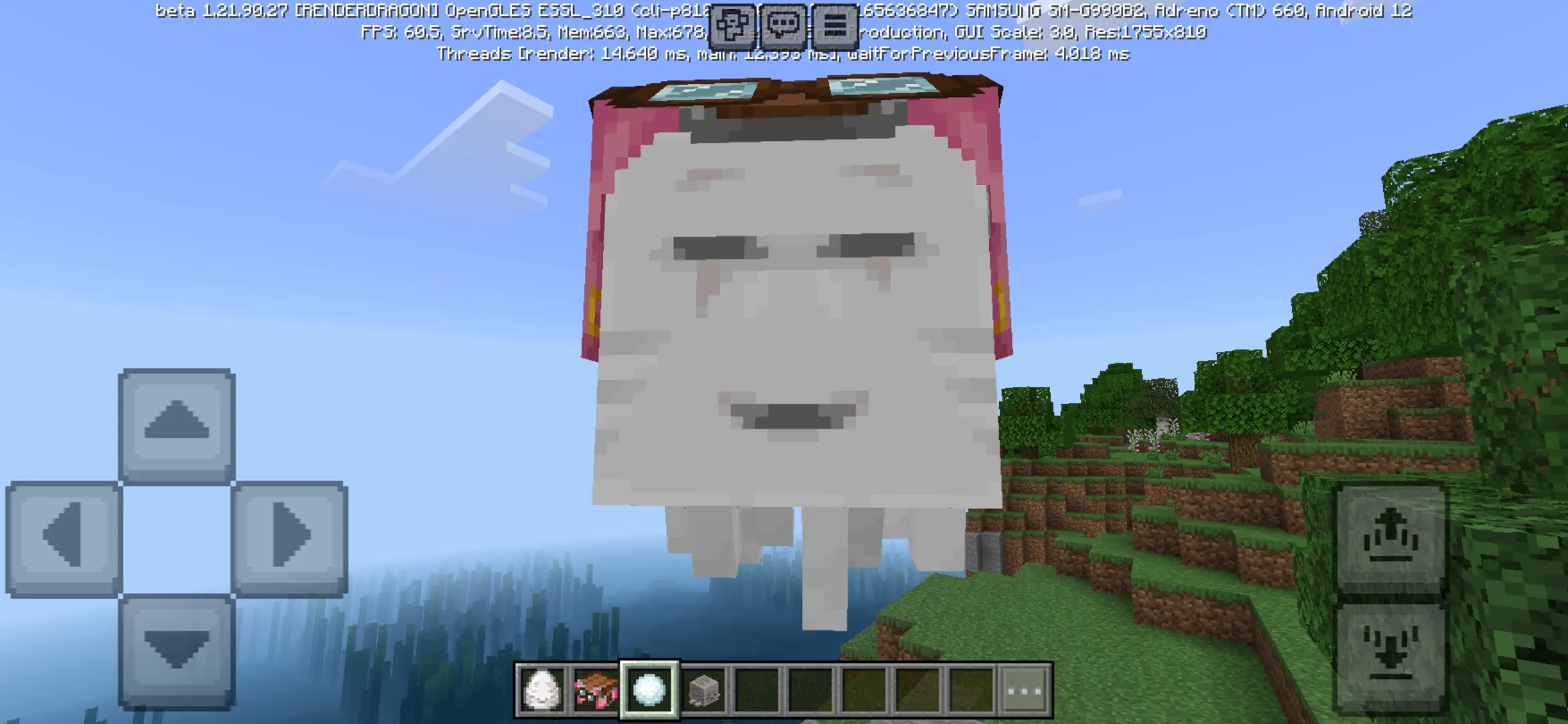 Happy Ghast from Minecraft 1.21