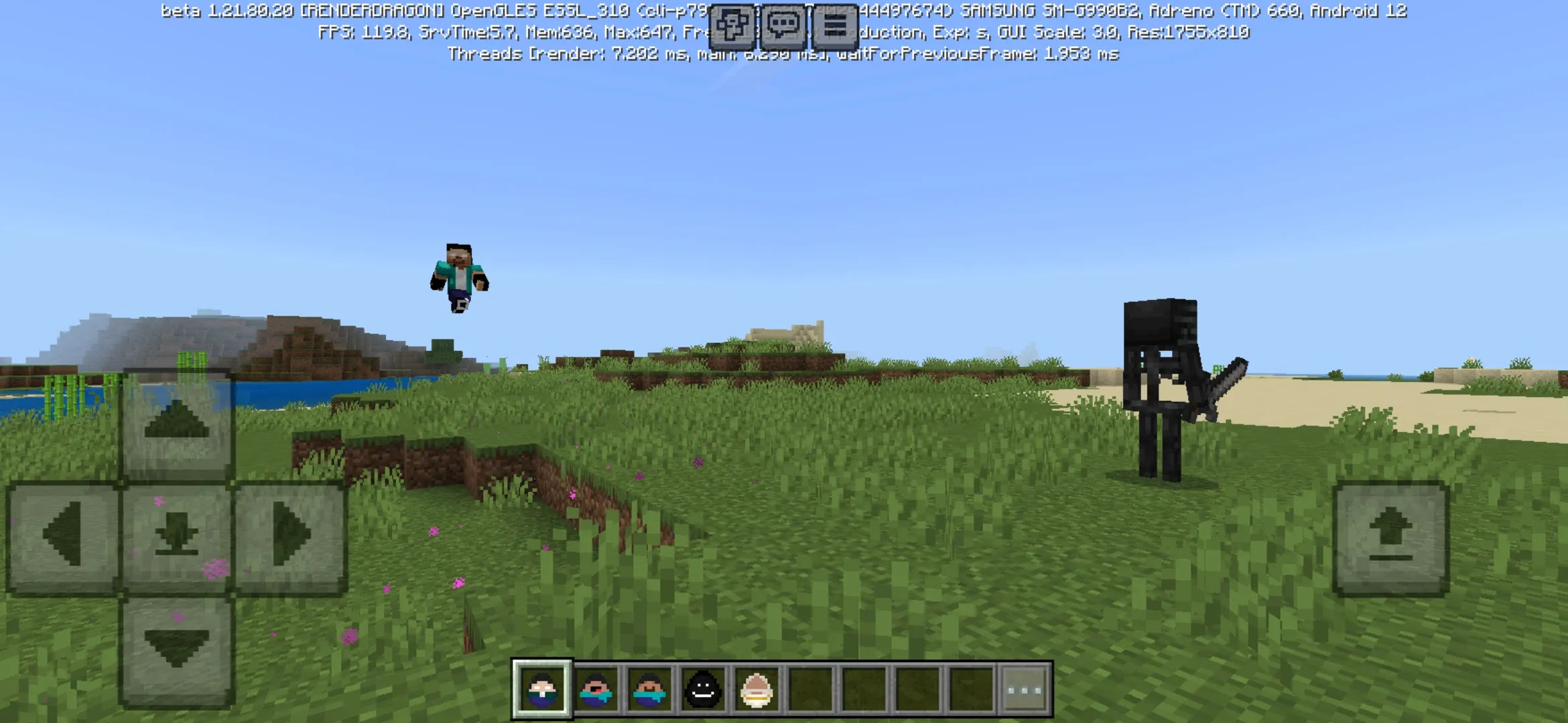 Herobrine from Noob Pro Hacker God Mod for Minecraft PE