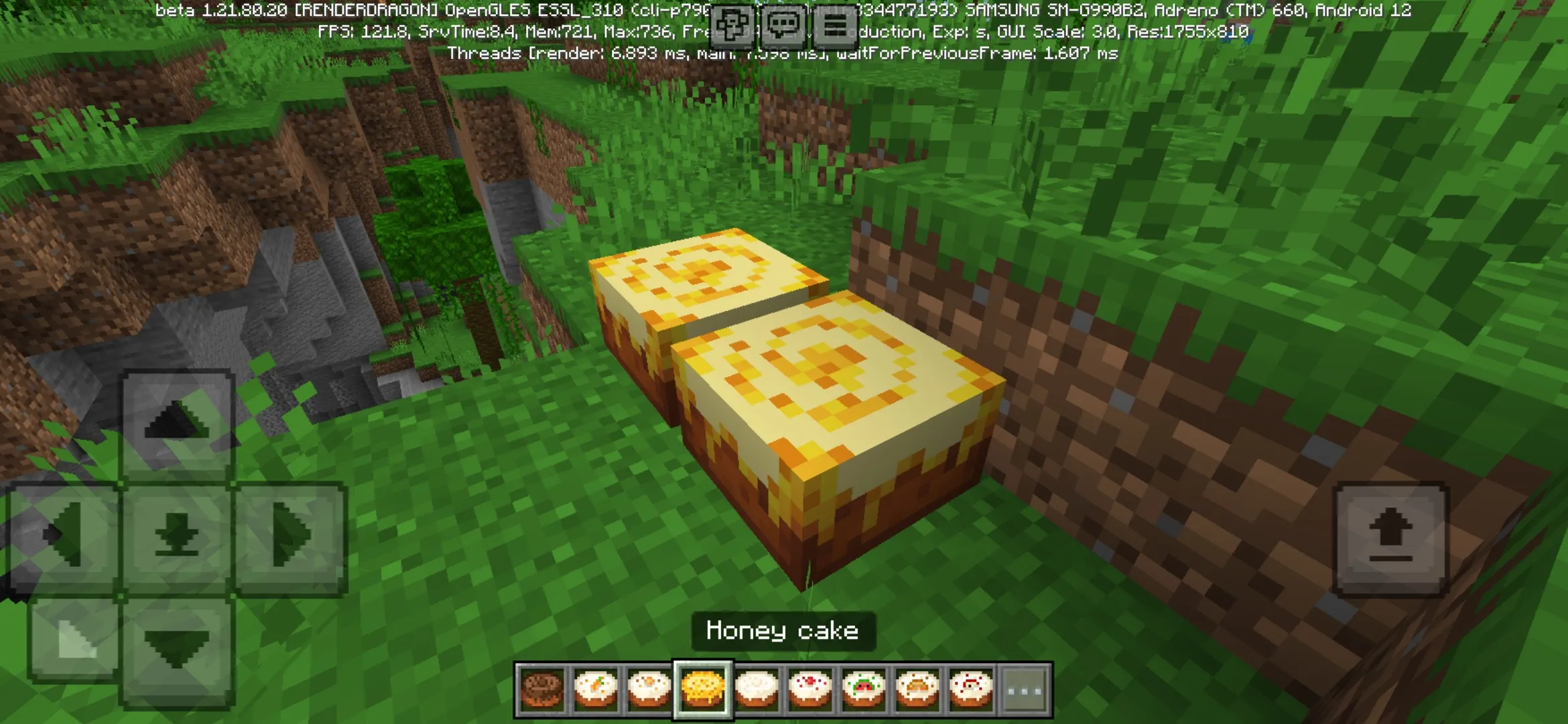 Honey from More Cakes Mod for Minecraft PE