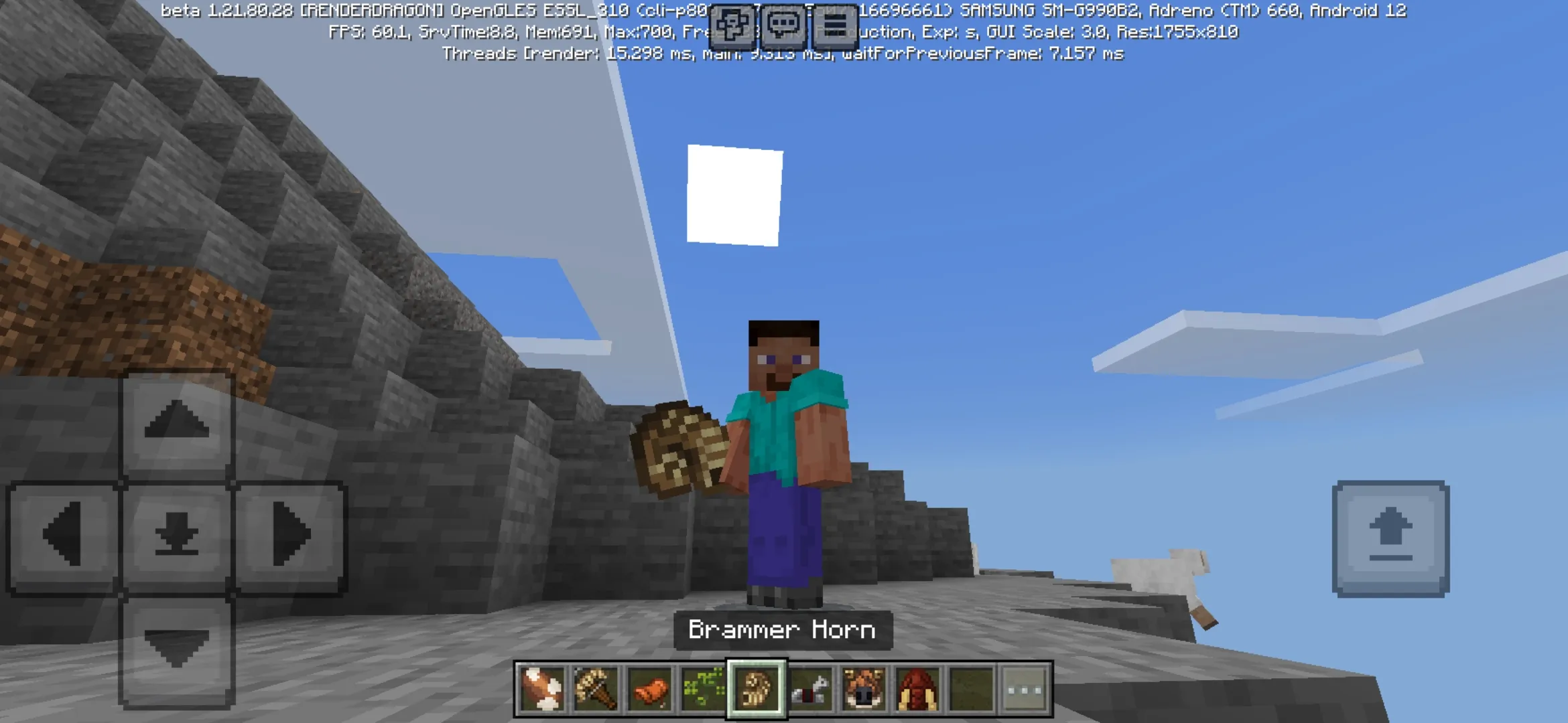 Horn from Bolt and Buddies Mod for Minecraft PE