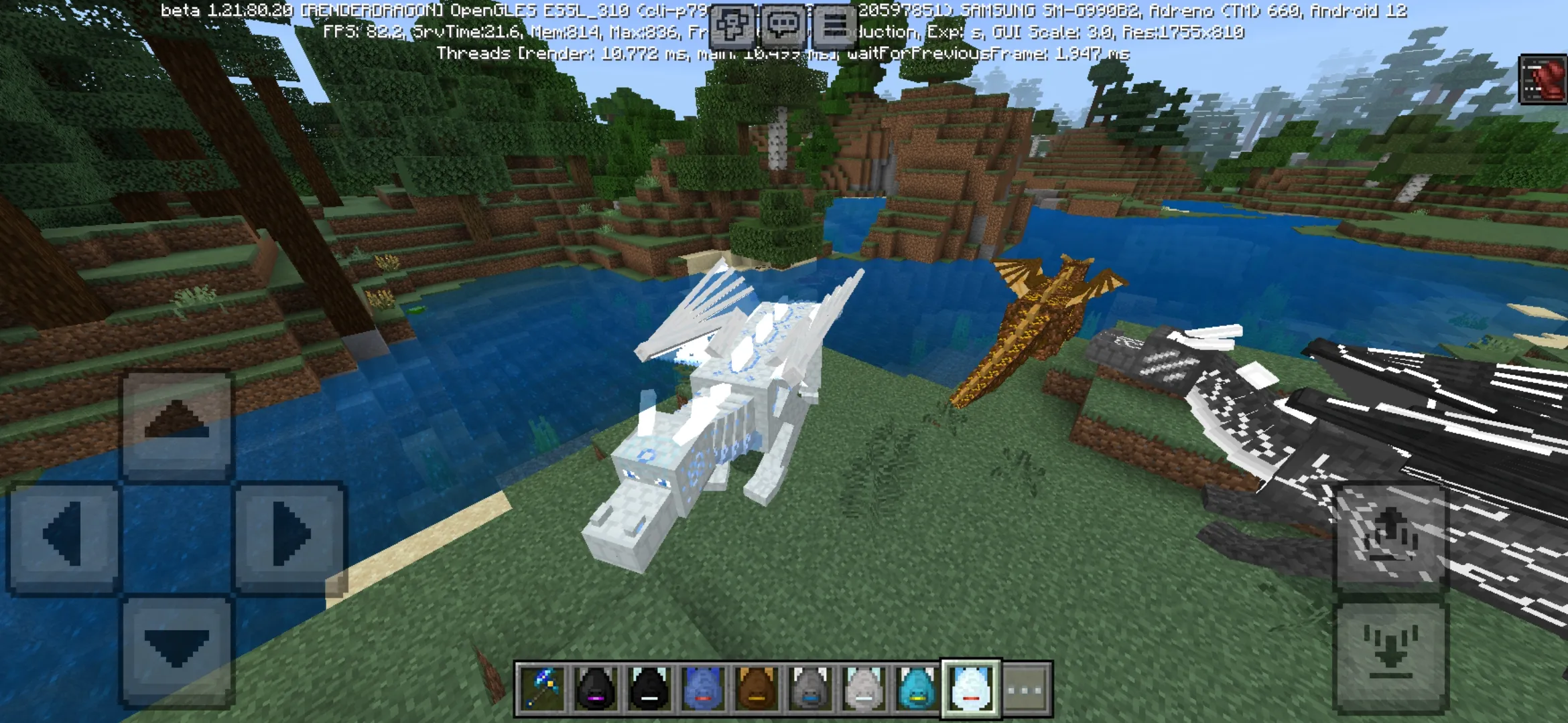Ice from Dragon Mounts Mod for Minecraft PE