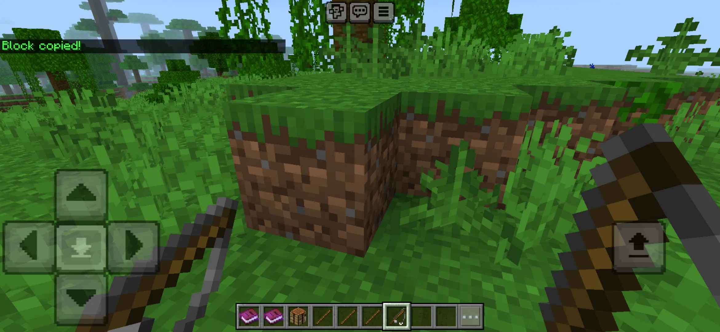 Info from Copy and Paste Mod for Minecraft PE