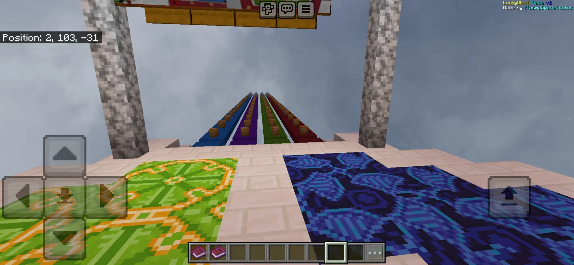 Info from Lucky Blocks Race Map for Minecraft PE