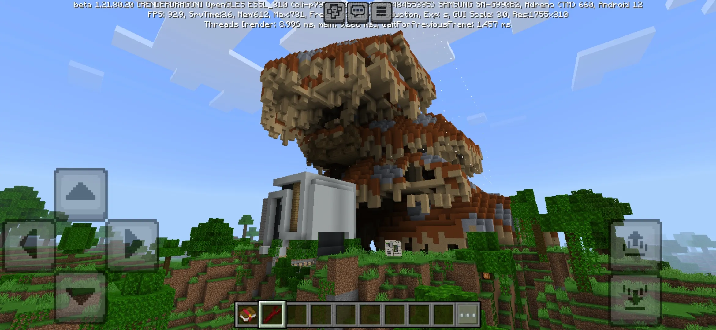 Instant Structures Mod for Minecraft PE