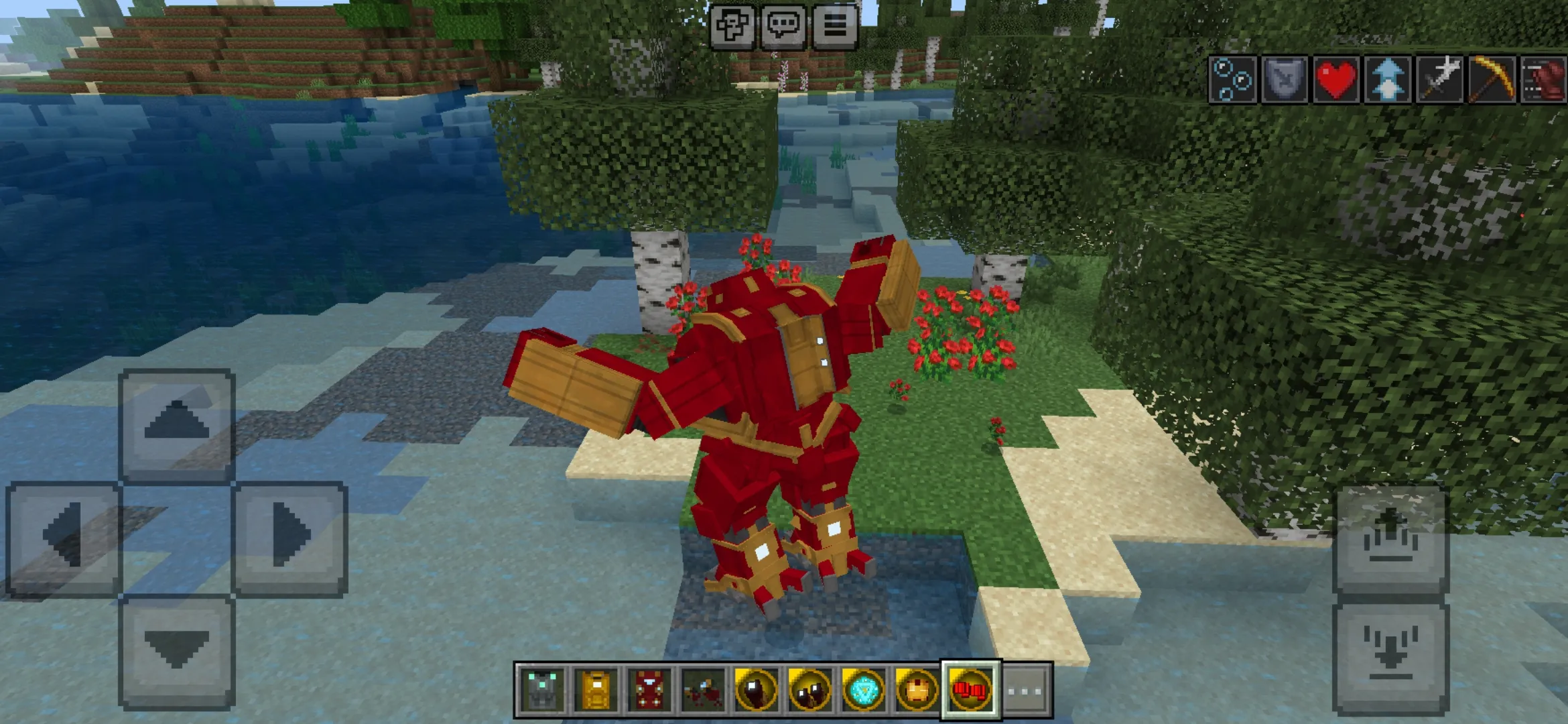 Iron Man Mod for Minecraft PE