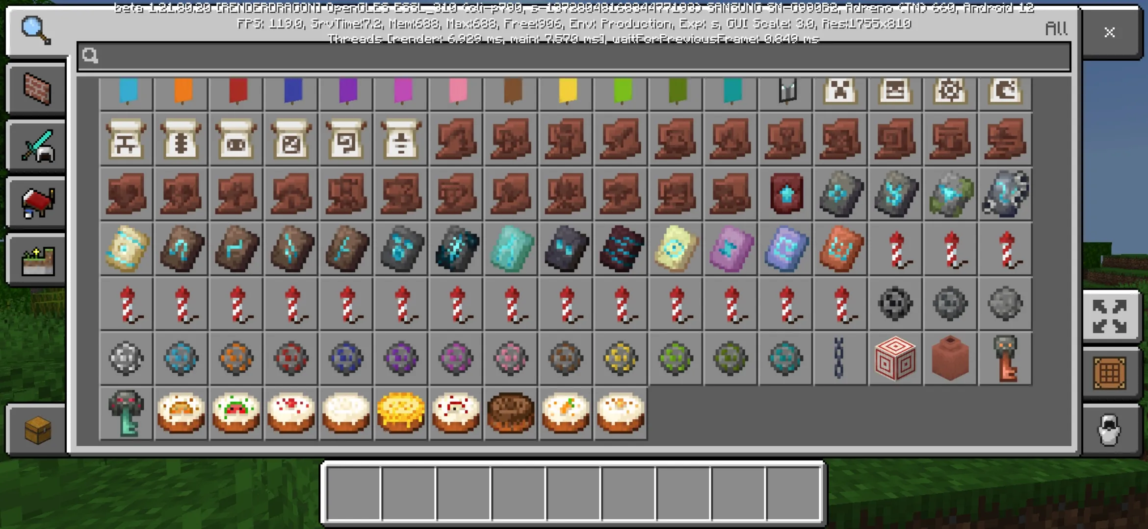 Items from More Cakes Mod for Minecraft PE