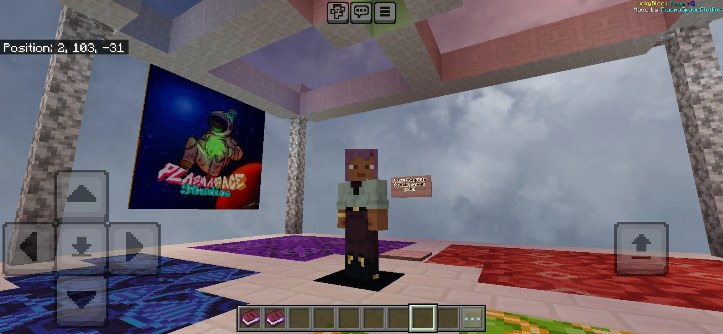 Lucky Blocks Race Map for Minecraft PE