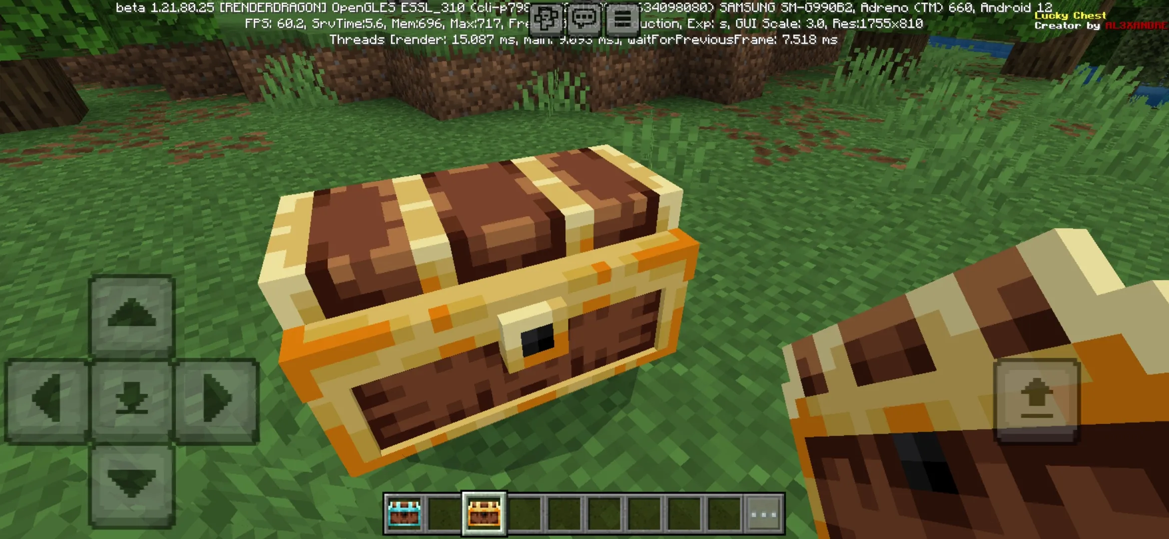 Lucky Chests Mod for Minecraft PE