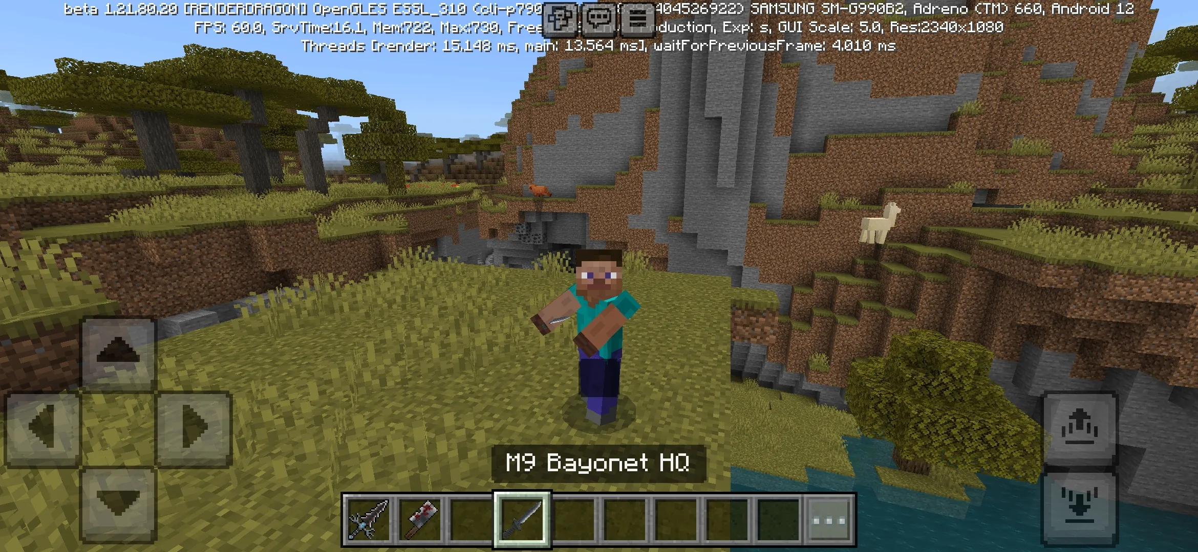 M9 from Cold Weapon Mod for Minecraft PE