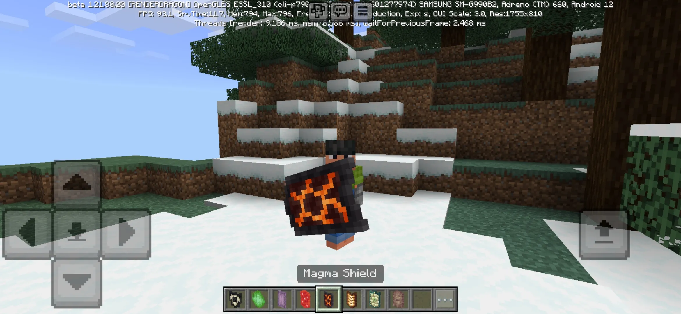 Magma from Shields Mod for Minecraft PE
