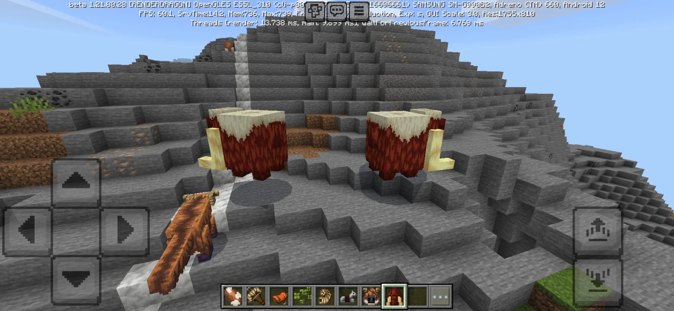 Mammoth from Bolt and Buddies Mod for Minecraft PE