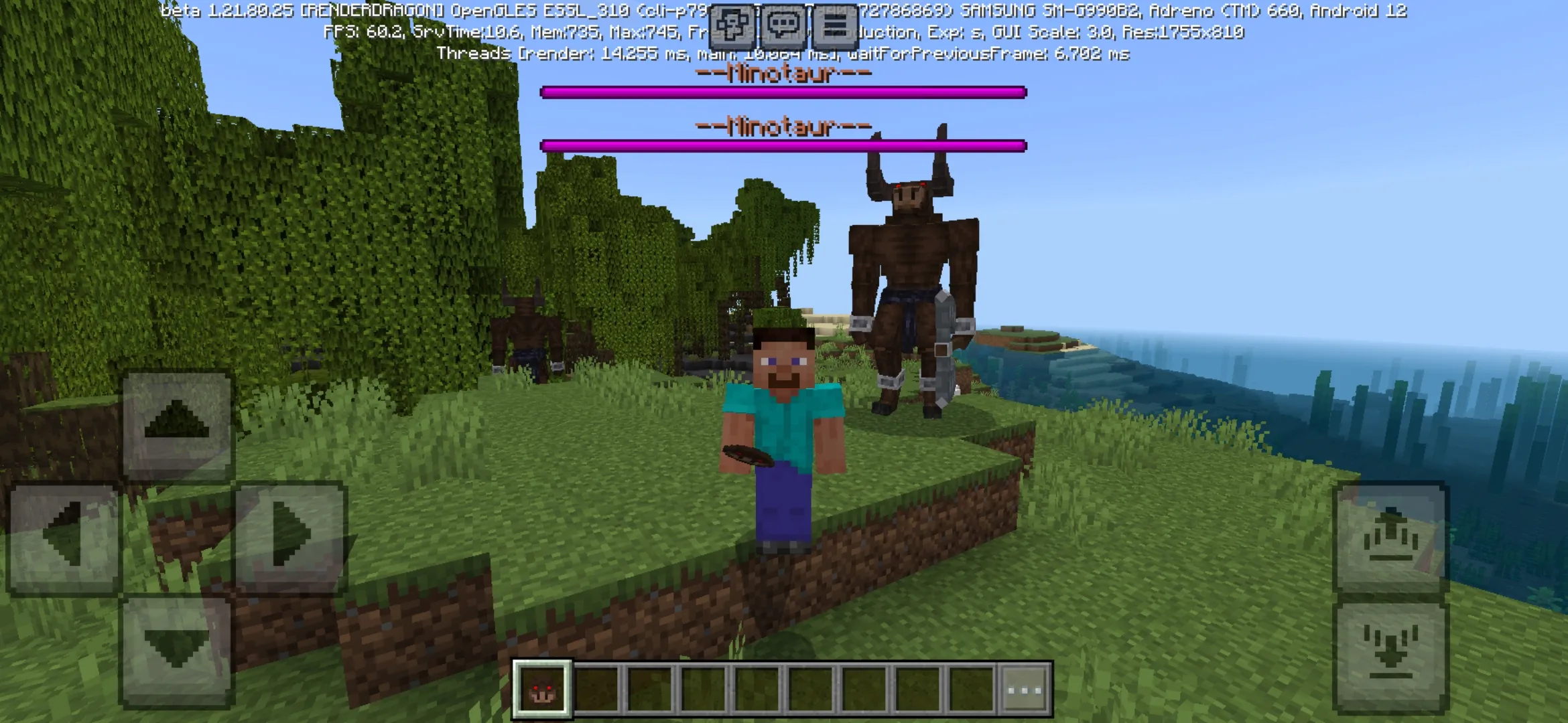 Minotaur Mod for Minecraft PE