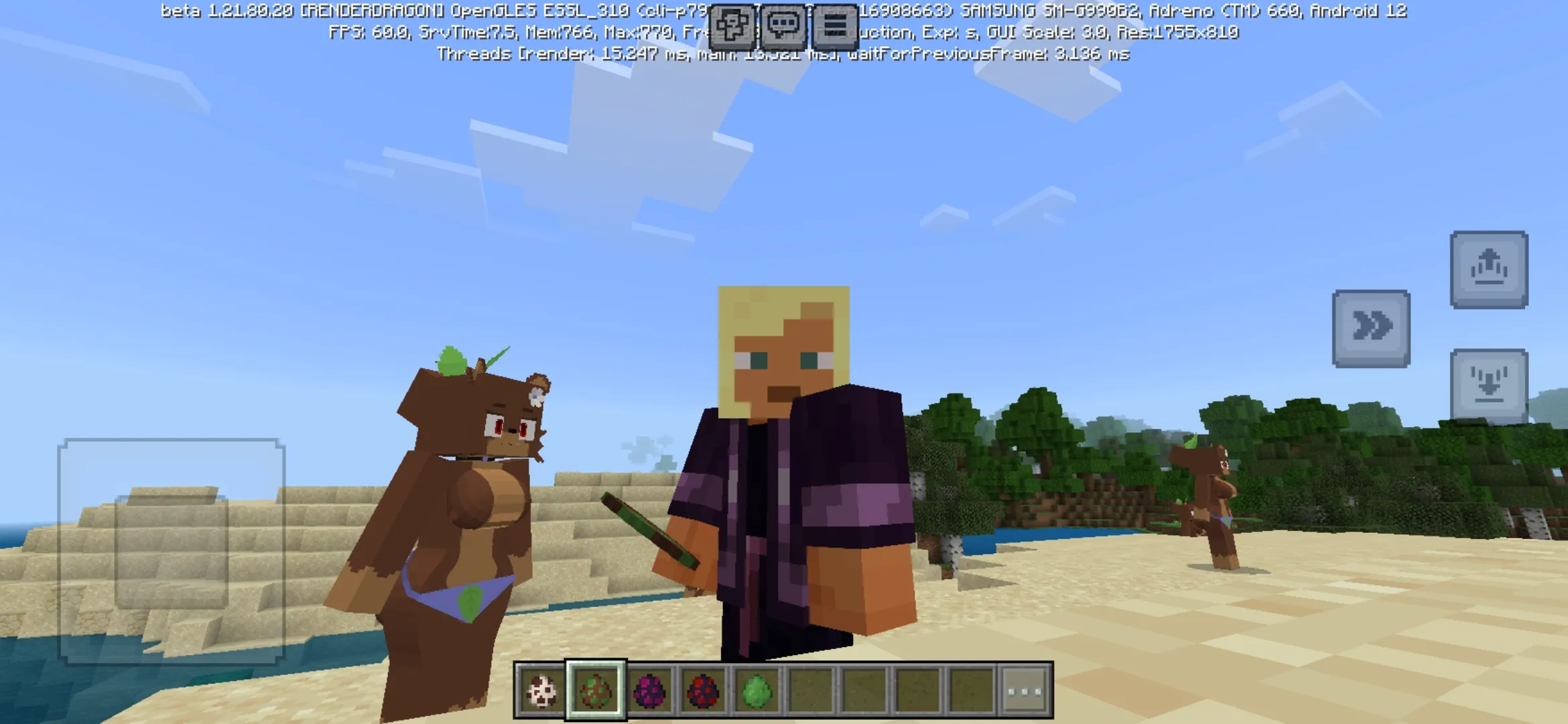Mob from Bia Mod for Minecraft PE