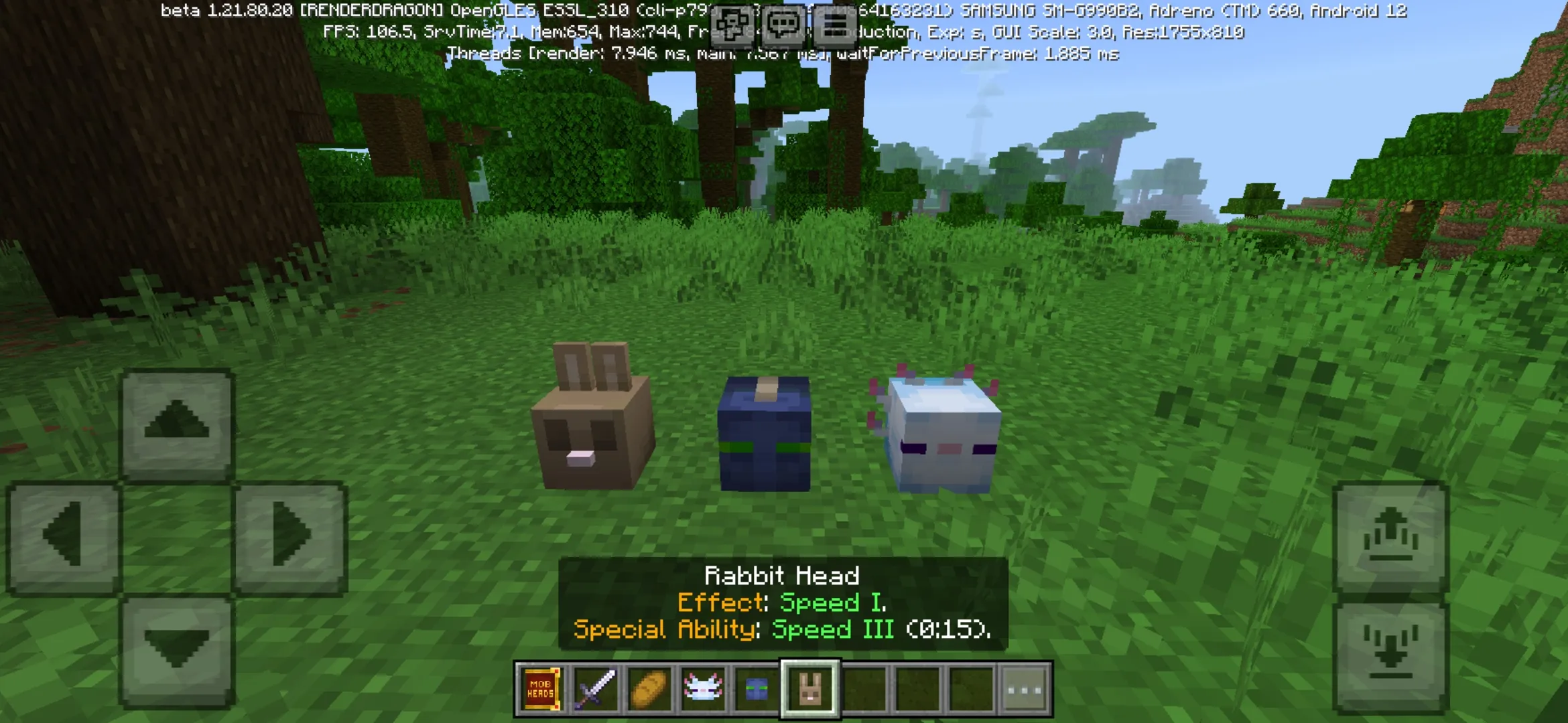 Mob Heads Mod for Minecraft PE