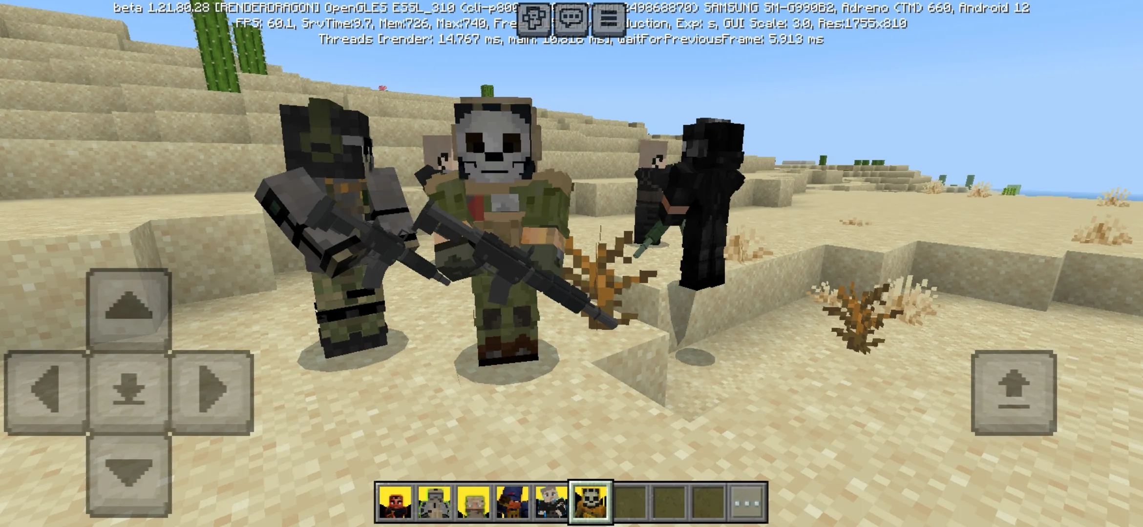 Mobs from Call of Duty Mod for Minecraft PE