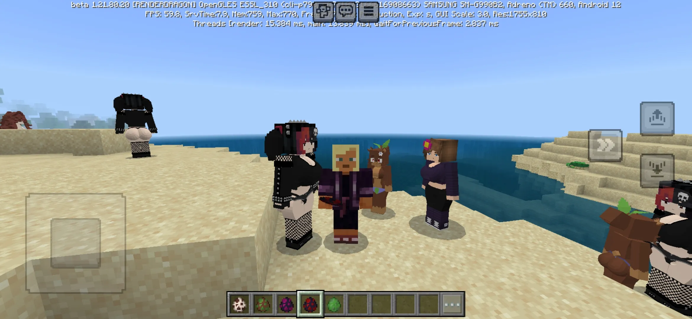 Mobs from Ellie Mod for Minecraft PE
