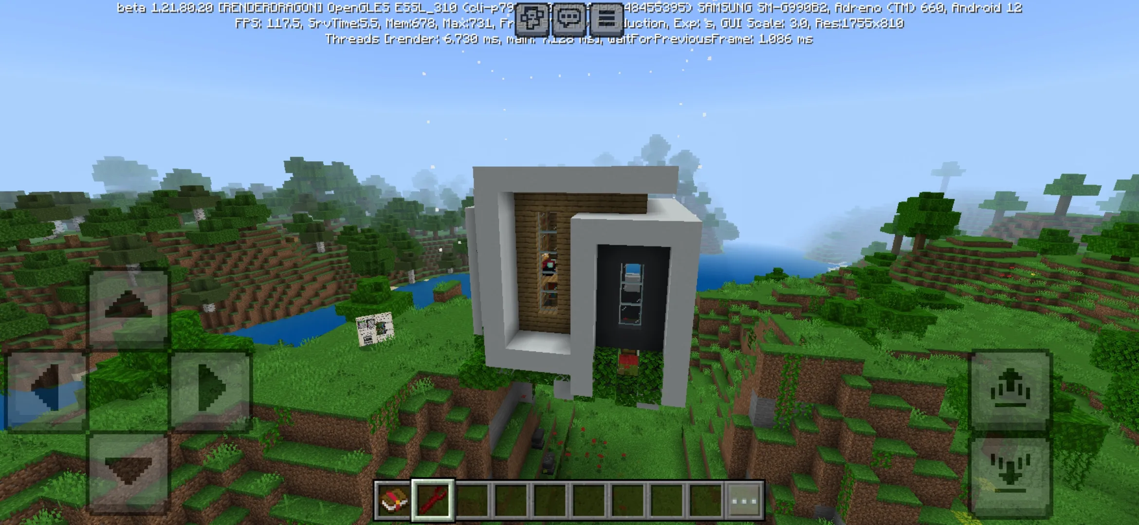 Modern from Instant Structures Mod for Minecraft PE