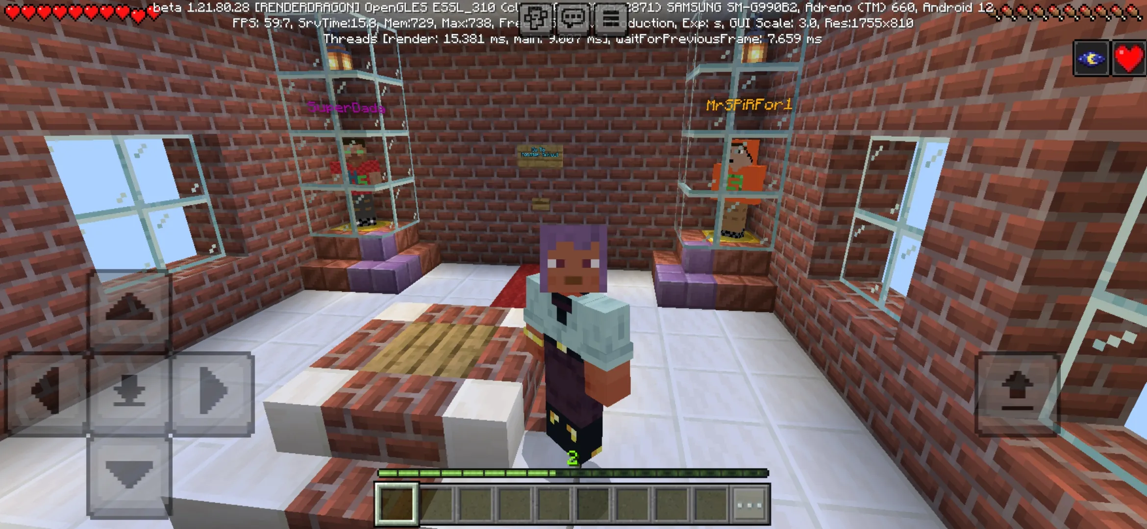 Monsters School Map for Minecraft PE