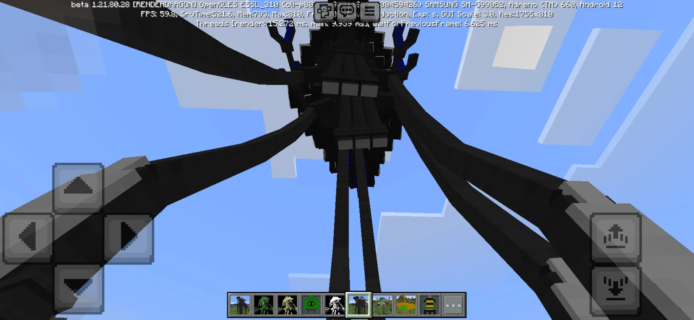 Monster from War of the Worlds Mod for Minecraft PE