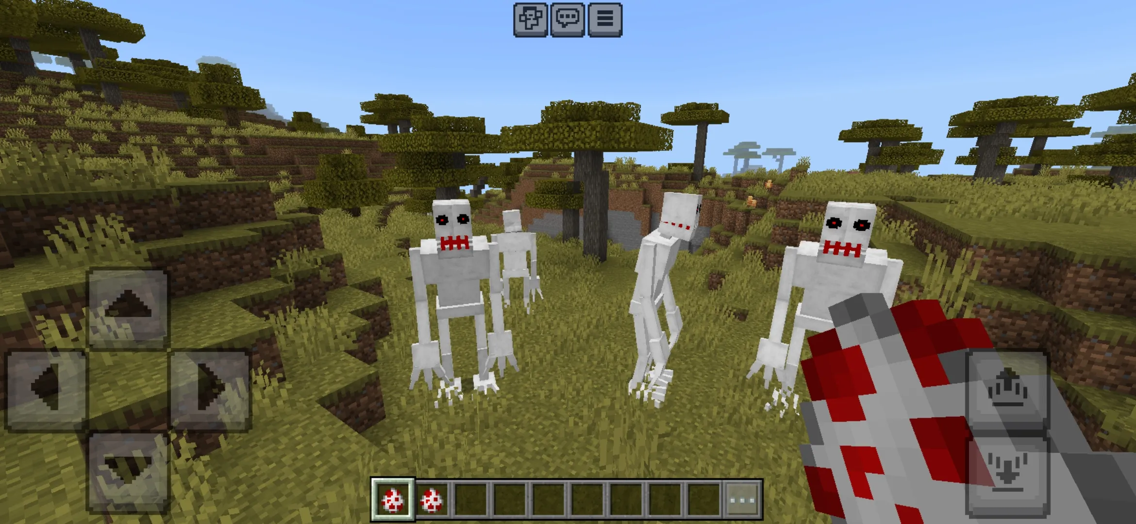 Monsters from Gore Wraith Dweller Mod for Minecraft PE