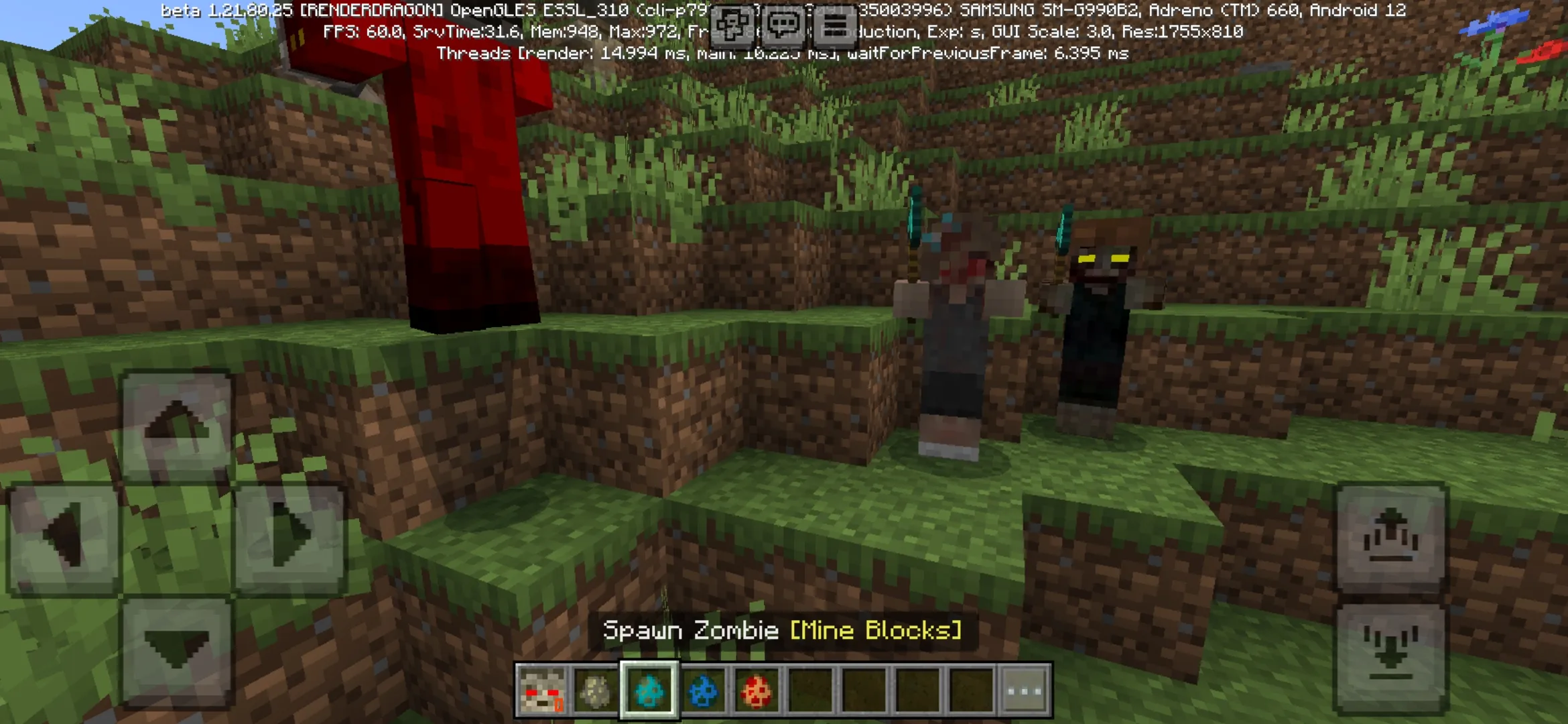 Monsters from Zombie Crisis Mod for Minecraft PE