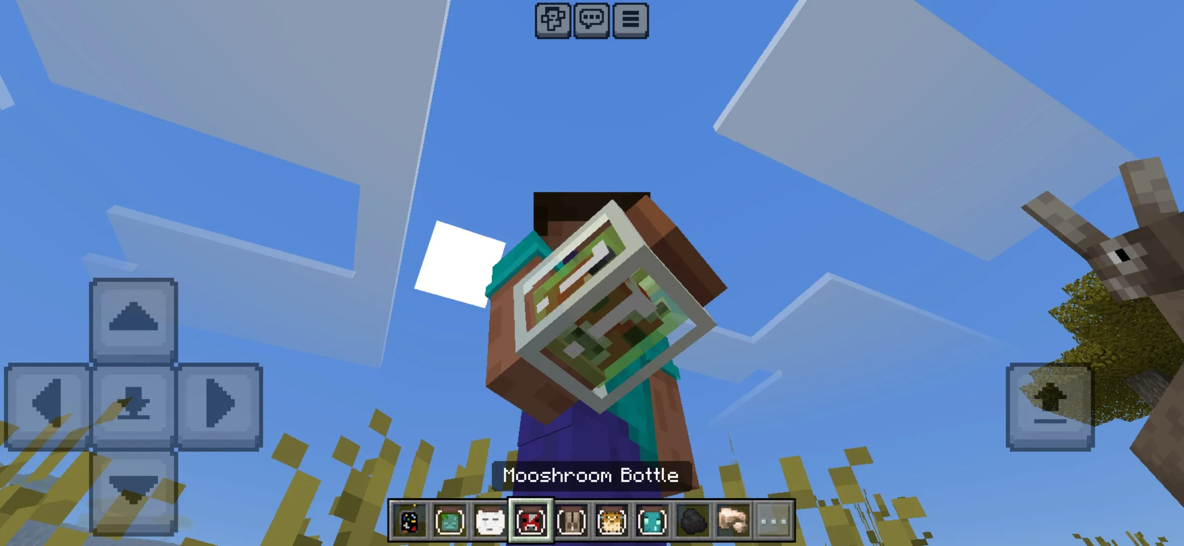 Mooshroom from Mobs in Bottles Mod for Minecraft PE