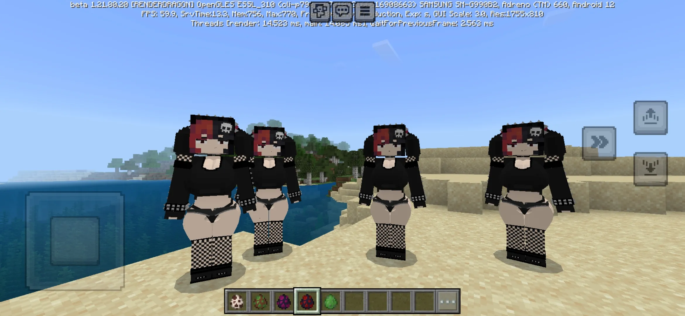 More Girls from Ellie Mod for Minecraft PE