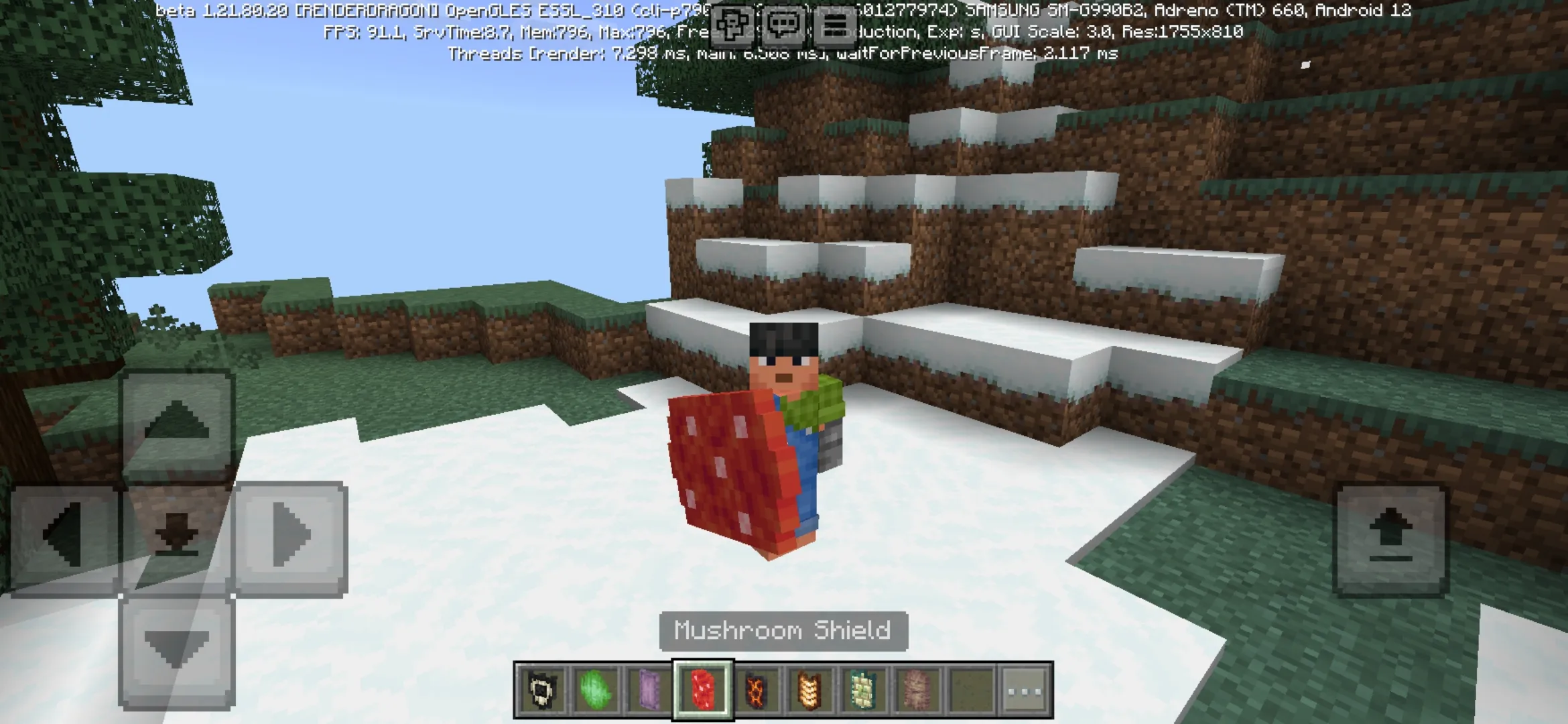 Mushroom from Shields Mod for Minecraft PE