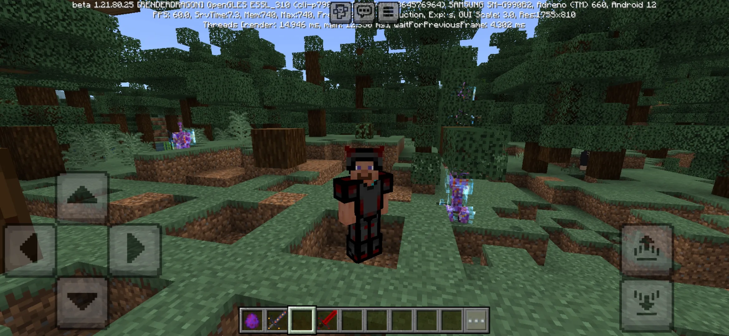 Nature from Falling Meteors Mod for Minecraft PE