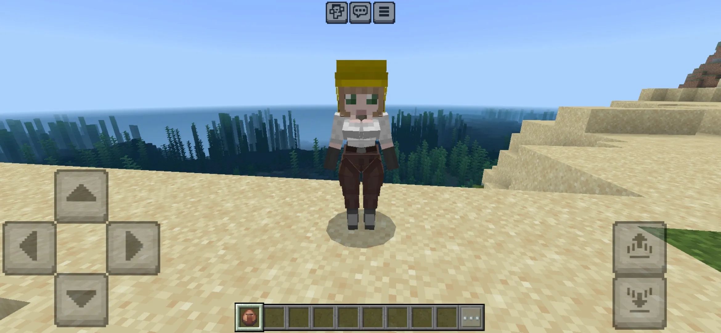 New Look from Village Girls Mod for Minecraft PE