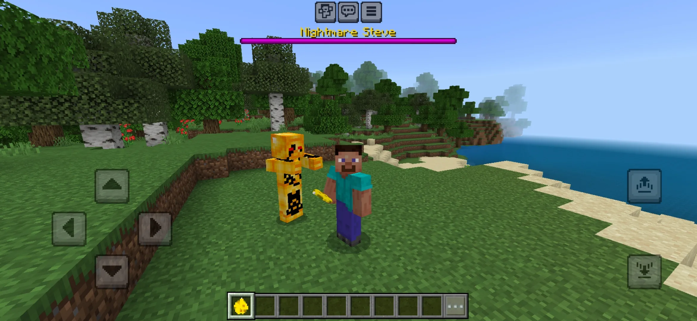 Nightmare from Scary Steve Mod for Minecraft PE