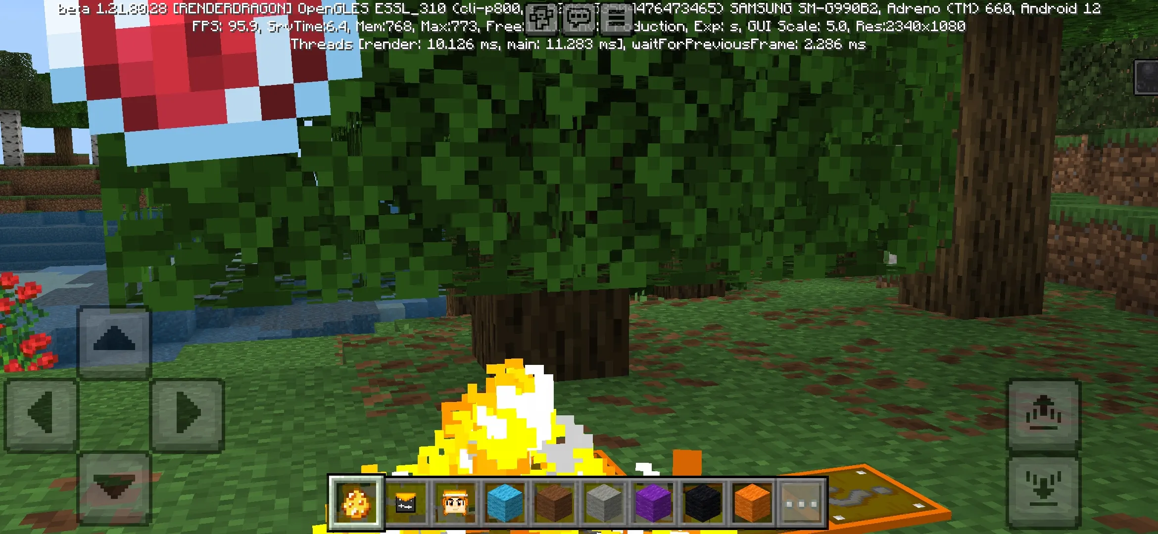 Opened from Lucky Blocks Mod for Minecraft PE
