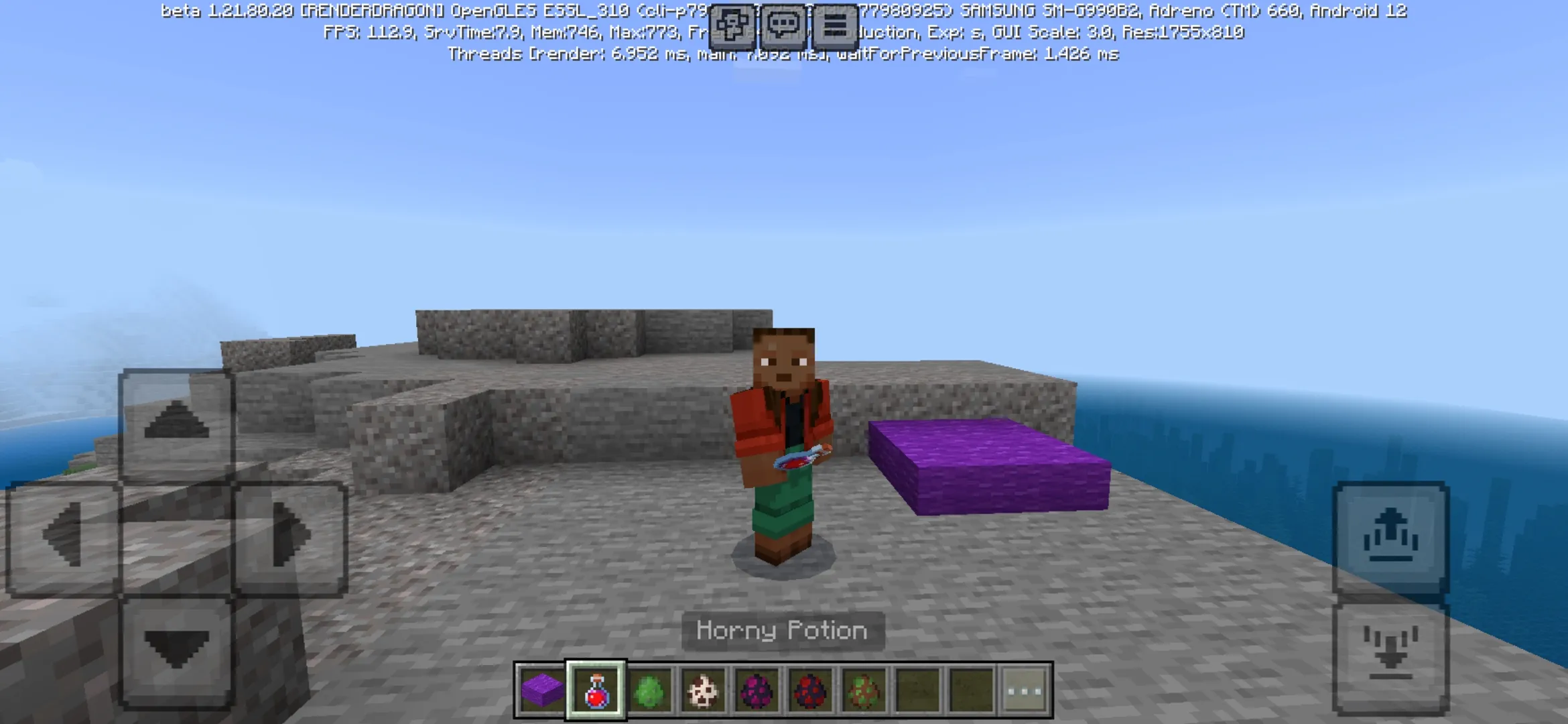 Potion from Naked Girls Mod for Minecraft PE