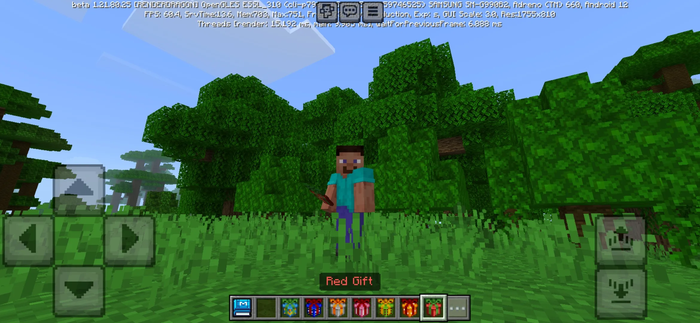 Red from Gifts Mod for Minecraft PE