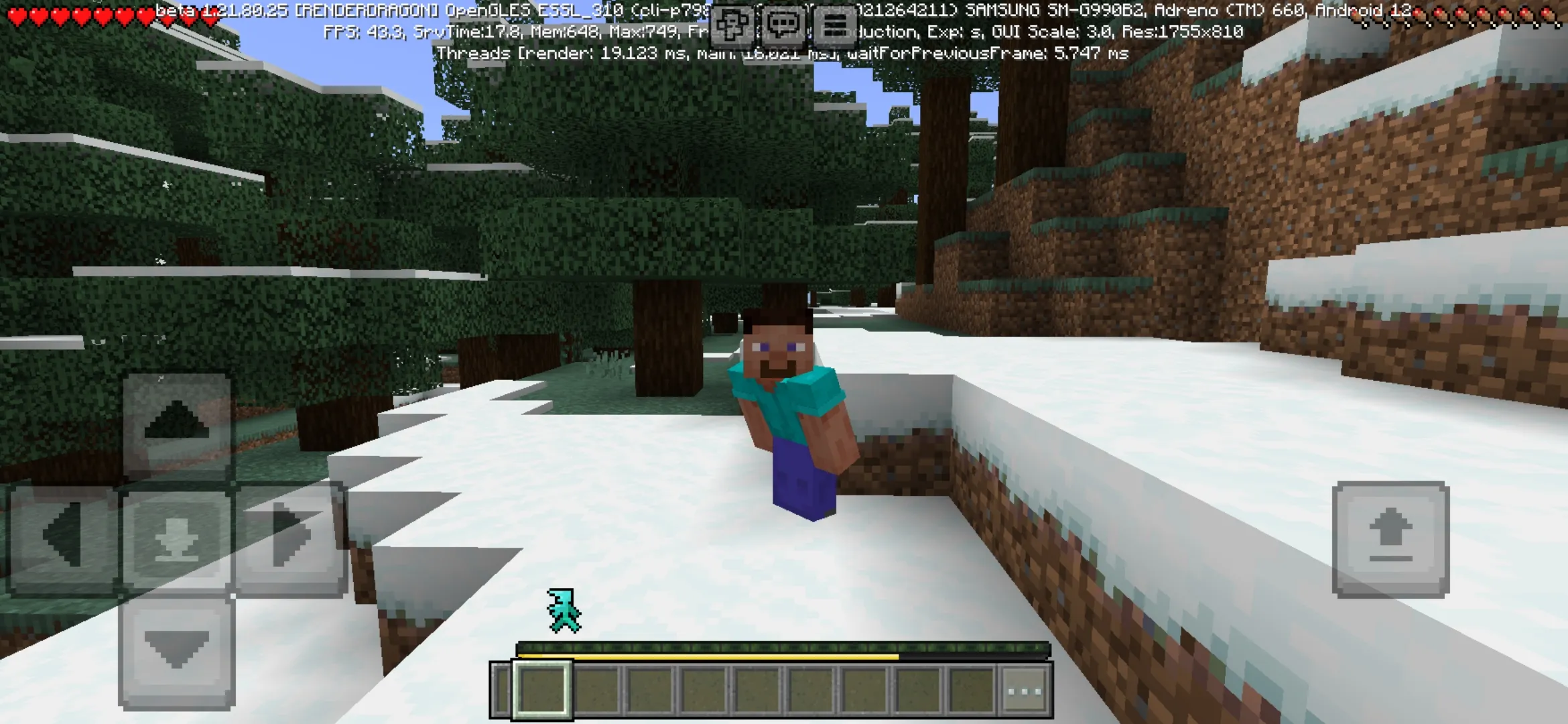 Roll and Stamina Mod for Minecraft PE