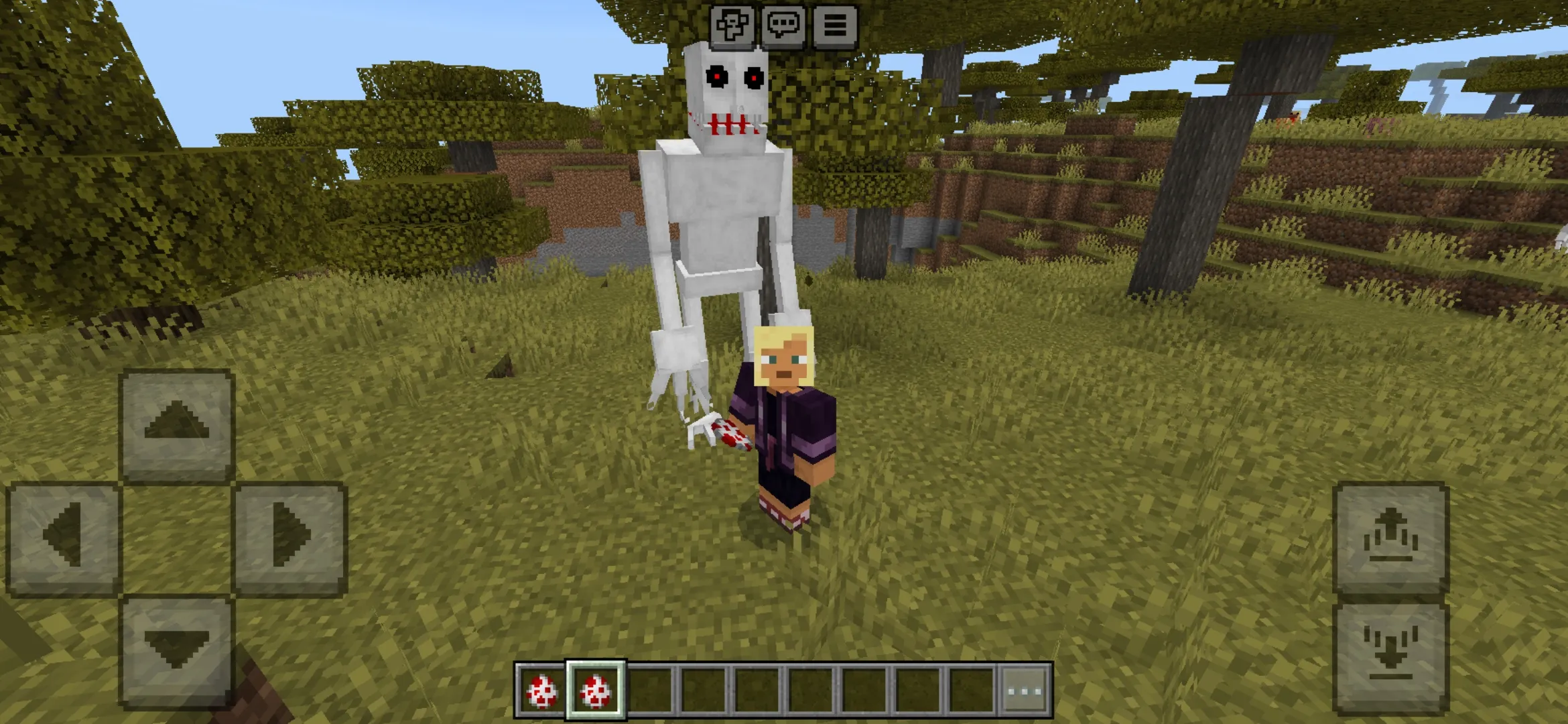 Scary from Gore Wraith Dweller Mod for Minecraft PE