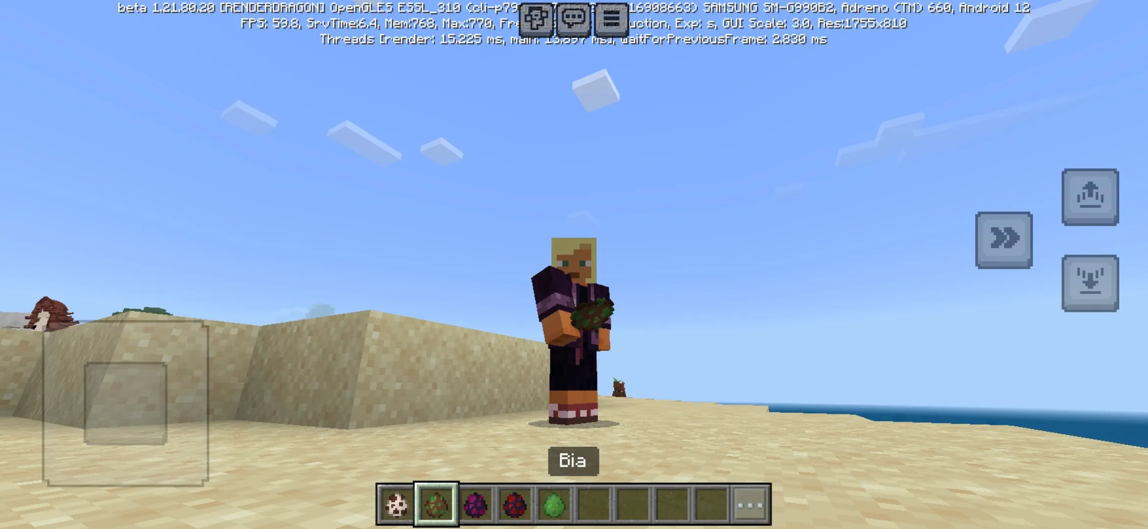 Spawn from Bia Mod for Minecraft PE