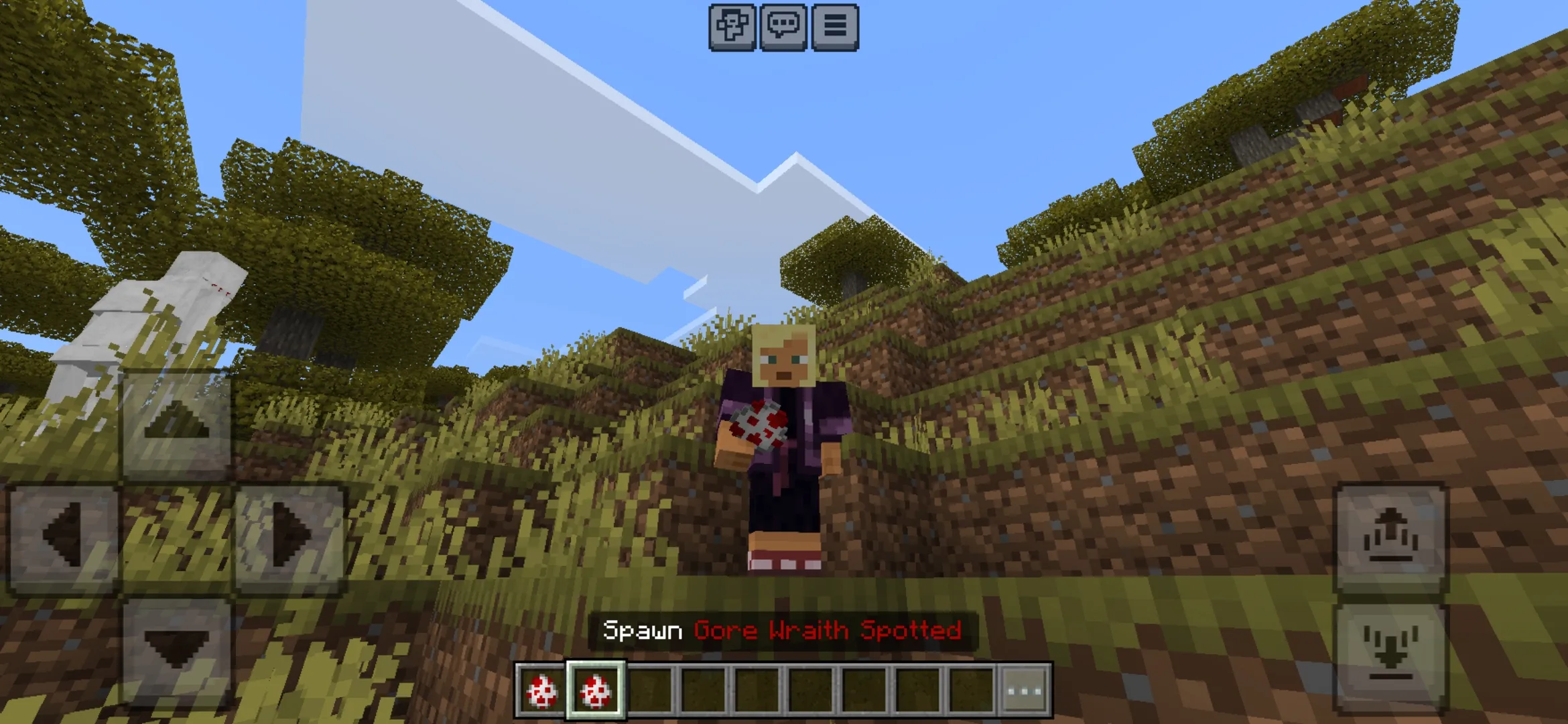 Spawn from Gore Wraith Dweller Mod for Minecraft PE