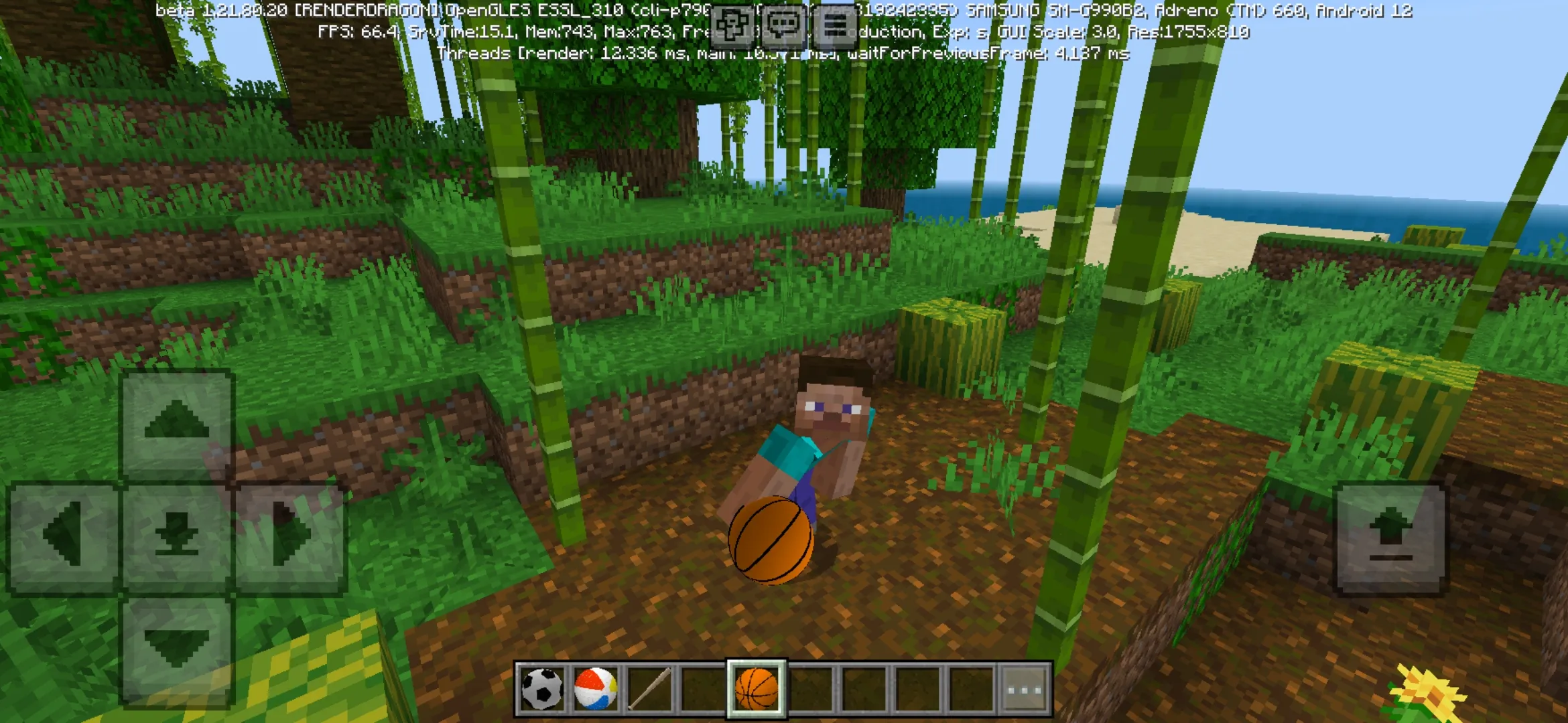 Sport from Balls Mod for Minecraft PE
