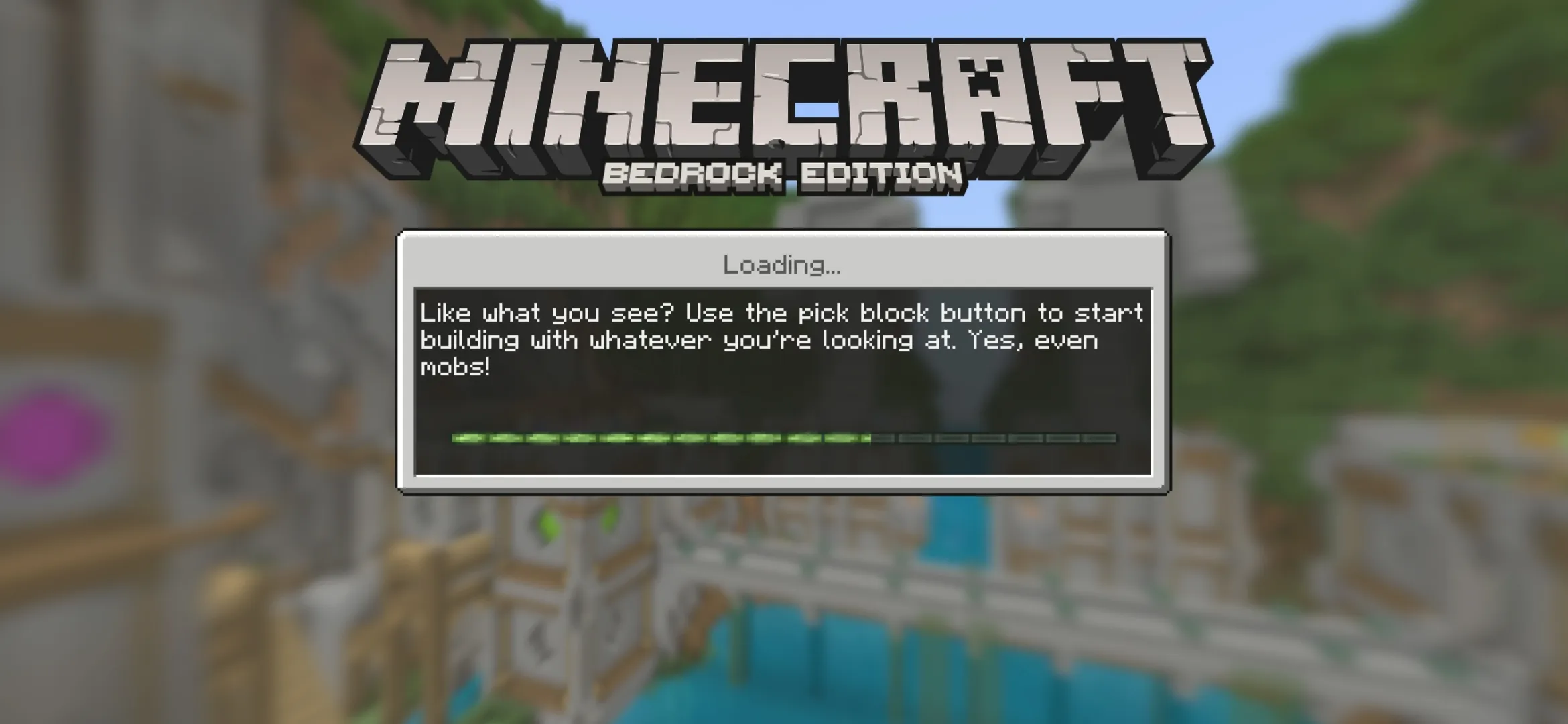 Start from Console Aspects Mod for Minecraft PE