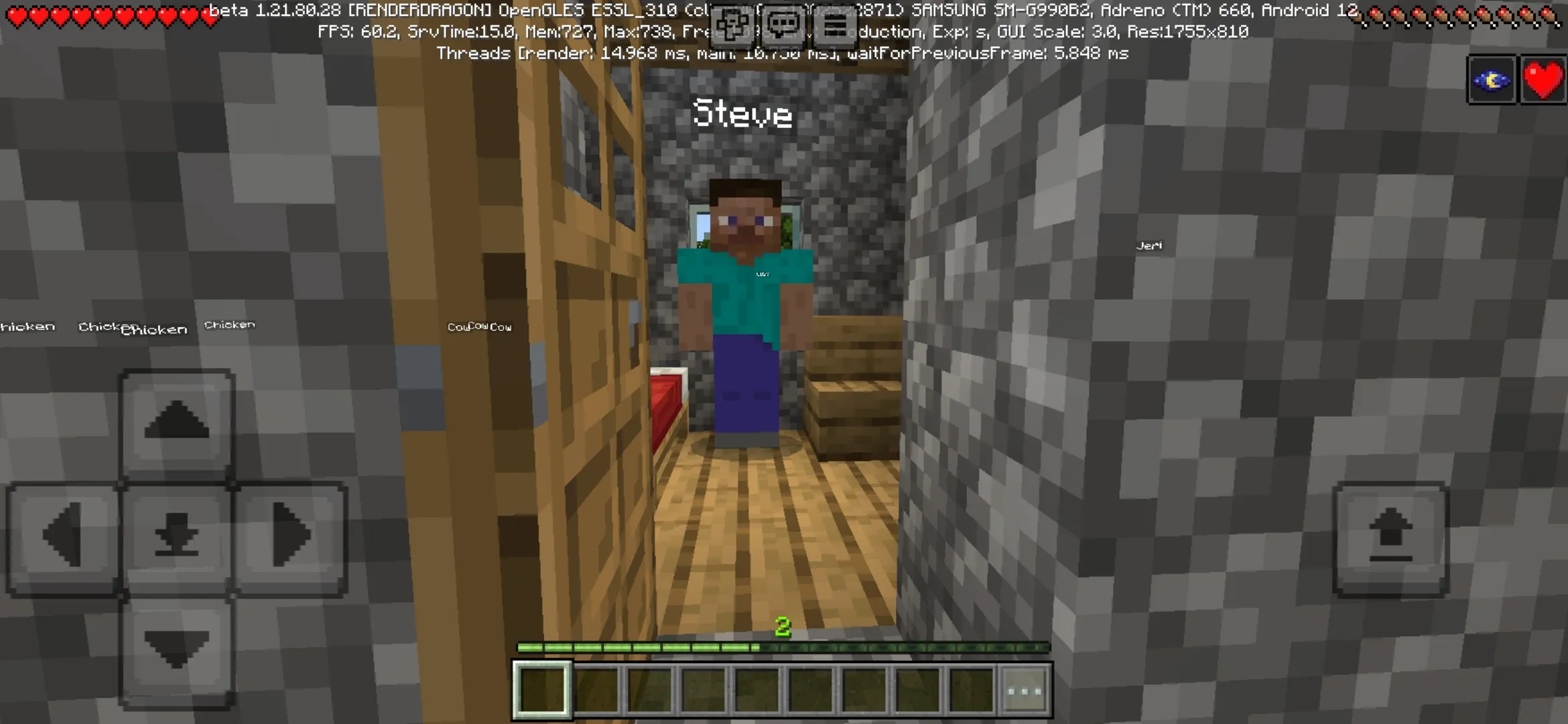 Steve from Monsters School Map for Minecraft PE