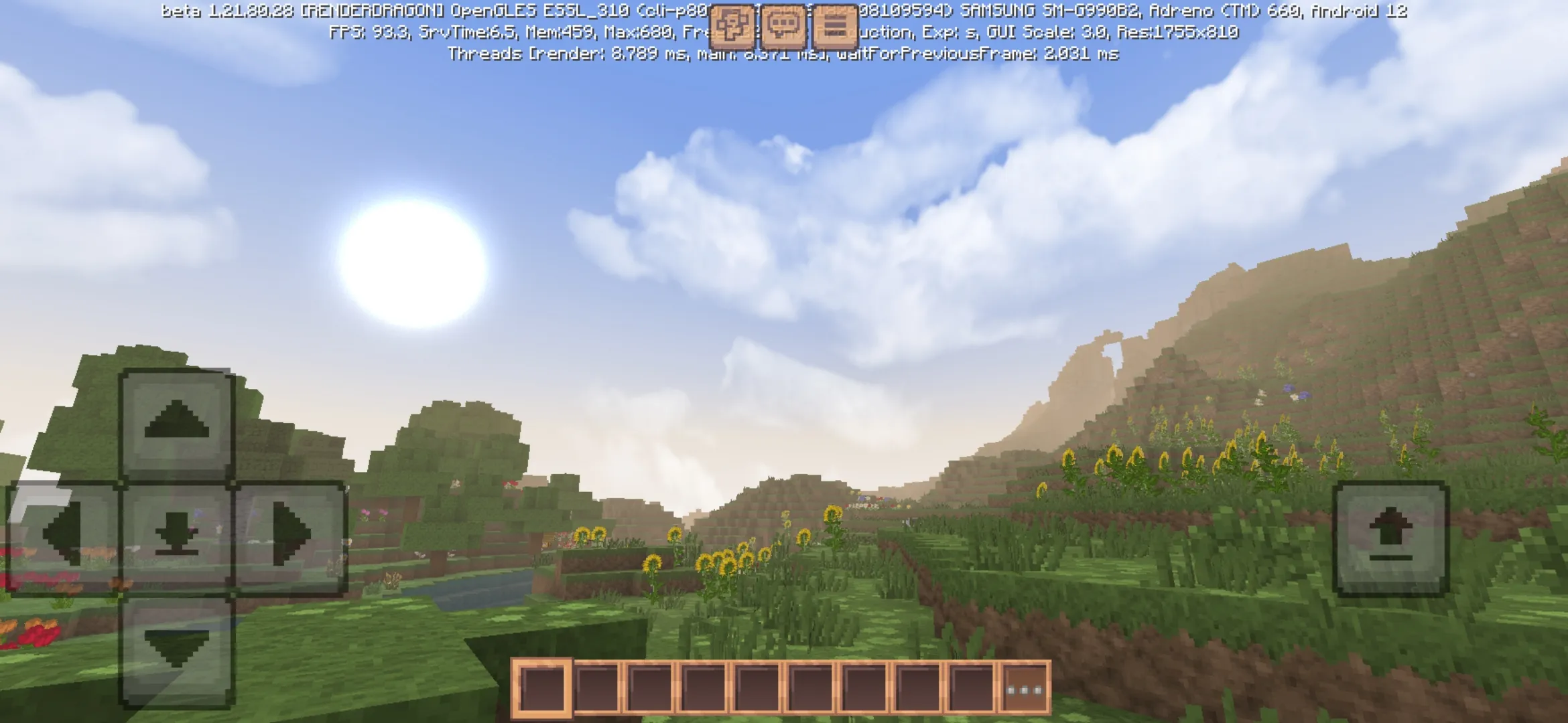 Sun from Realism Mod for Minecraft PE