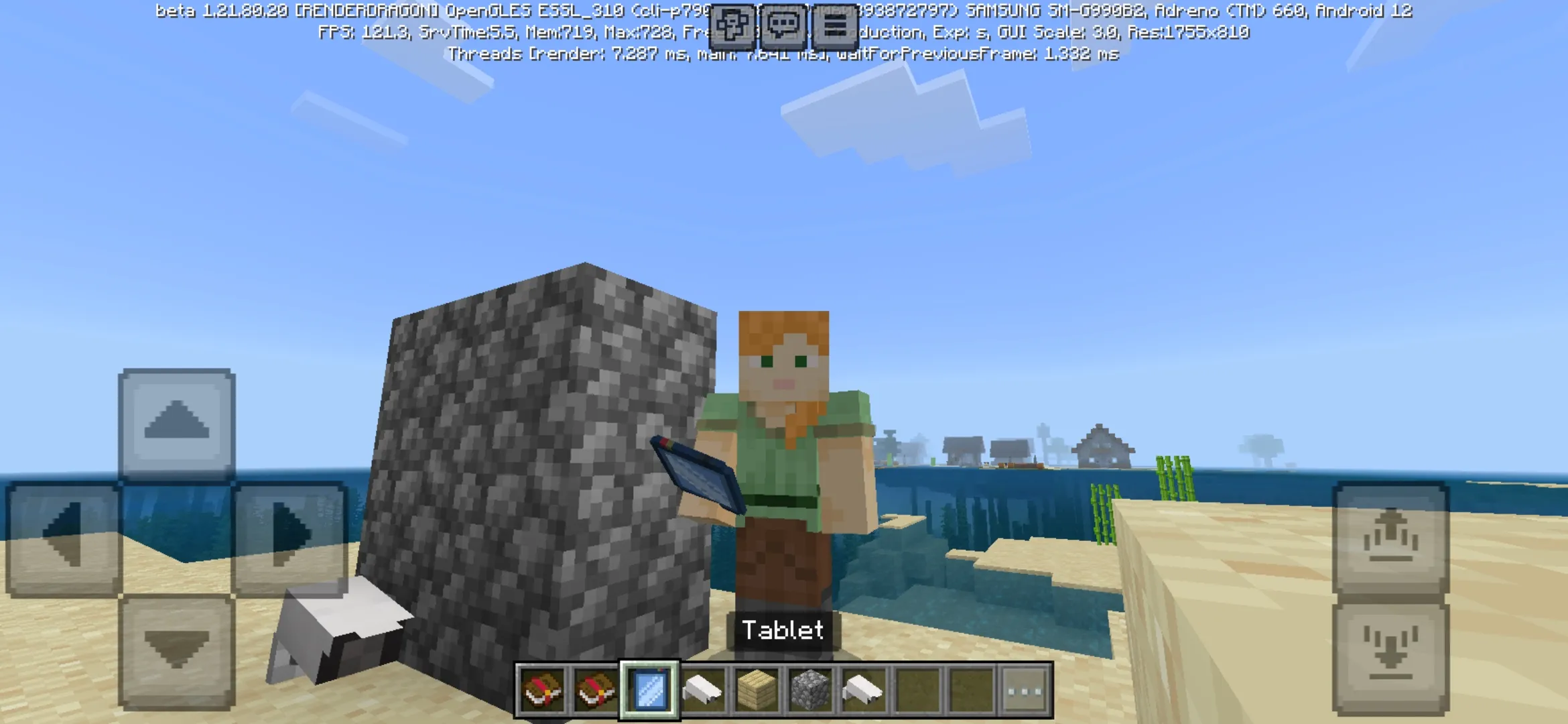 Tablet from Security Cameras Mod for Minecraft PE