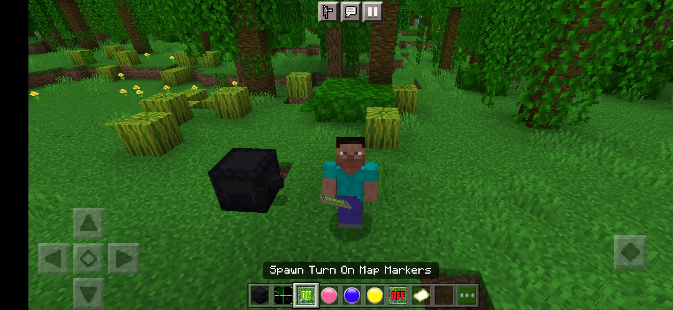 Turn On from GPS Trackers Mod for Minecraft PE