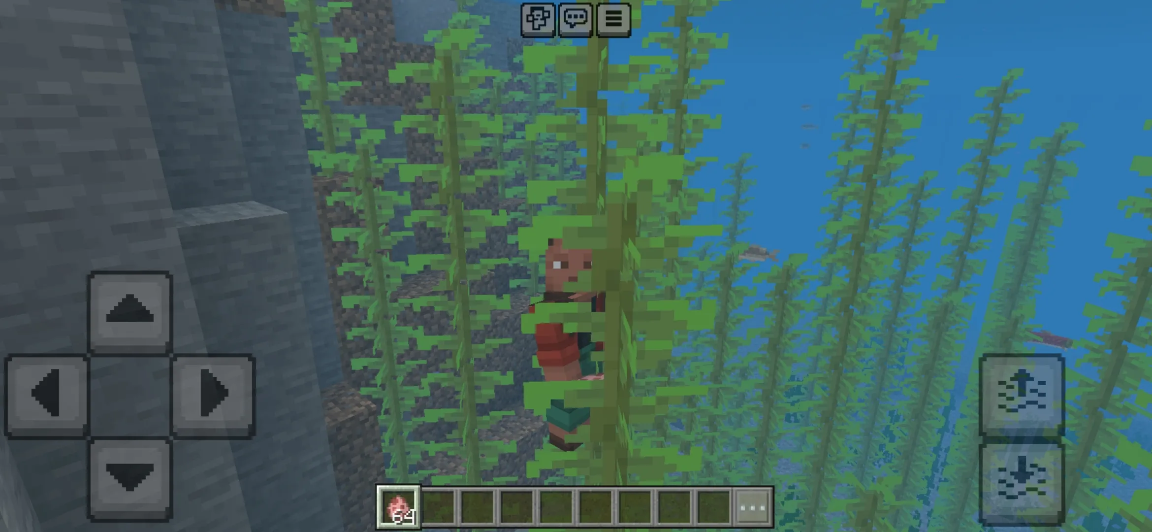 Underwater from Console Aspects Mod for Minecraft PE