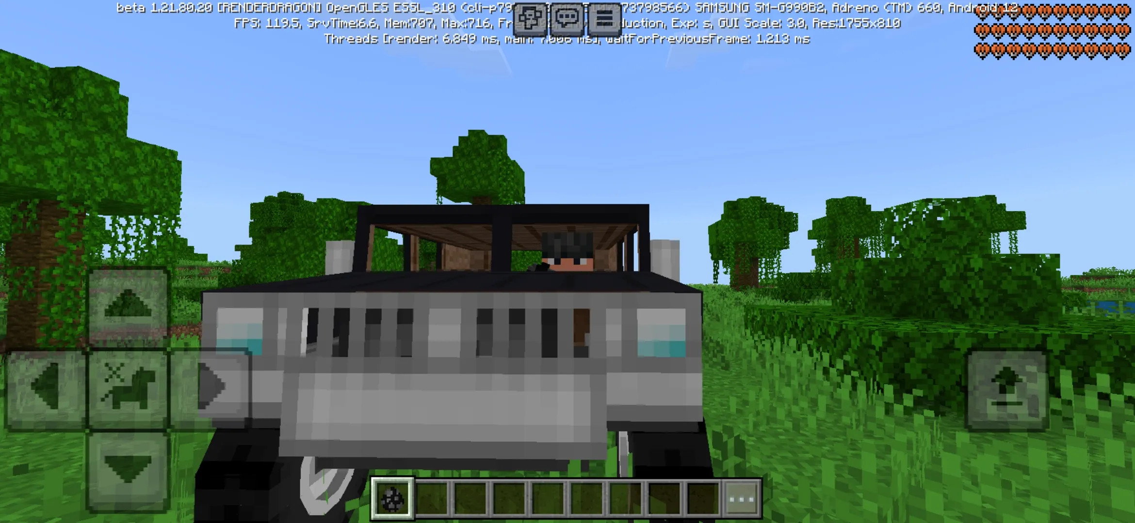 US Army Car Mod for Minecraft PE