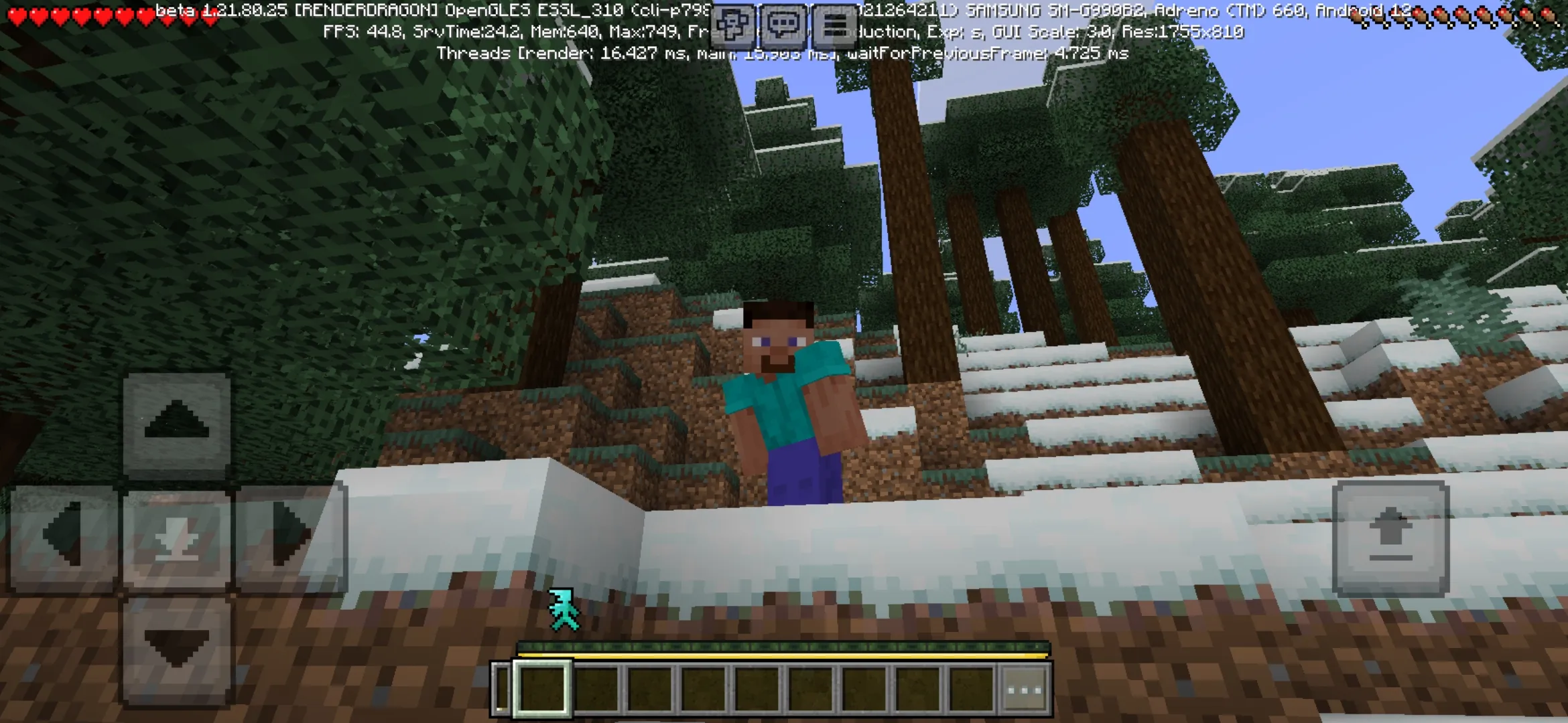 Use It from Roll and Stamina Mod for Minecraft PE