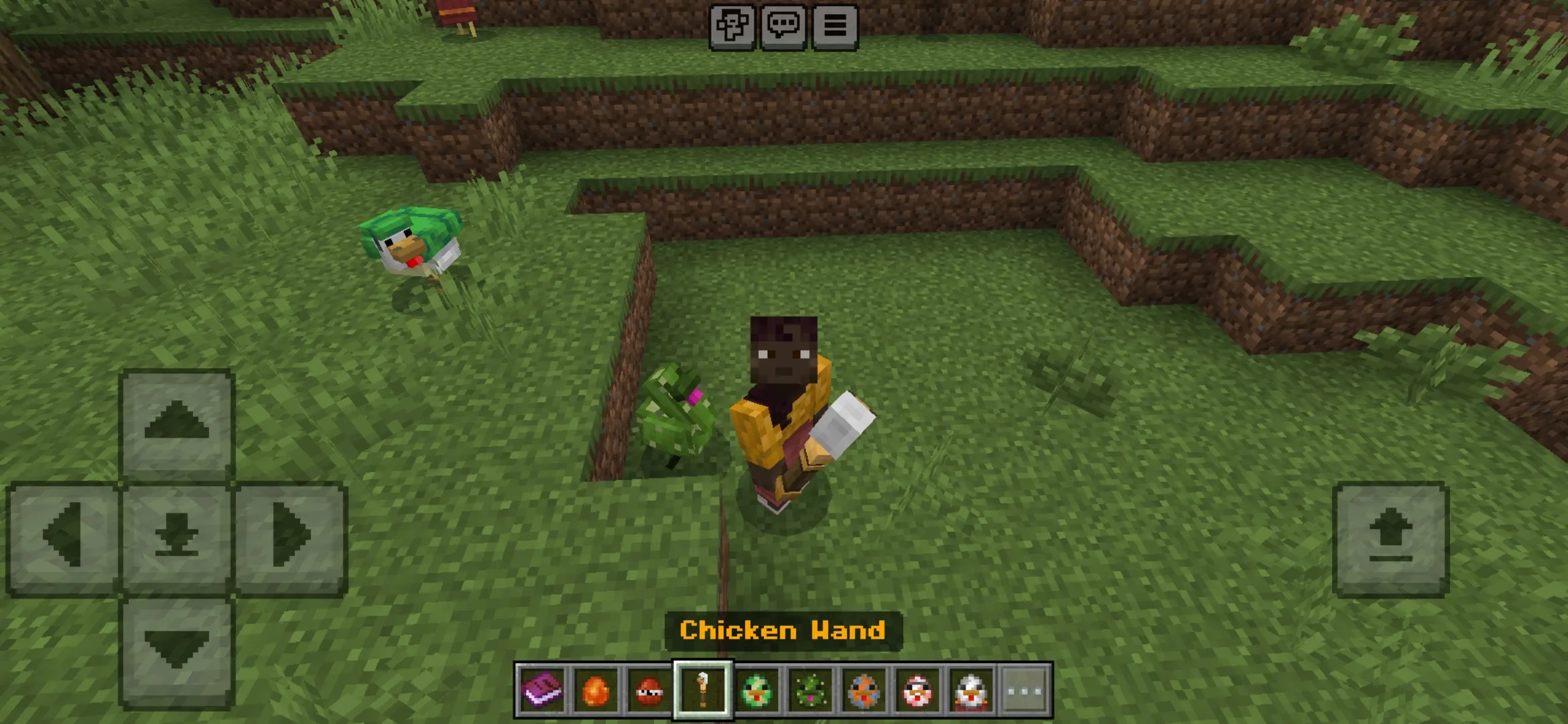 Wand from Chicken Mod for Minecraft PE